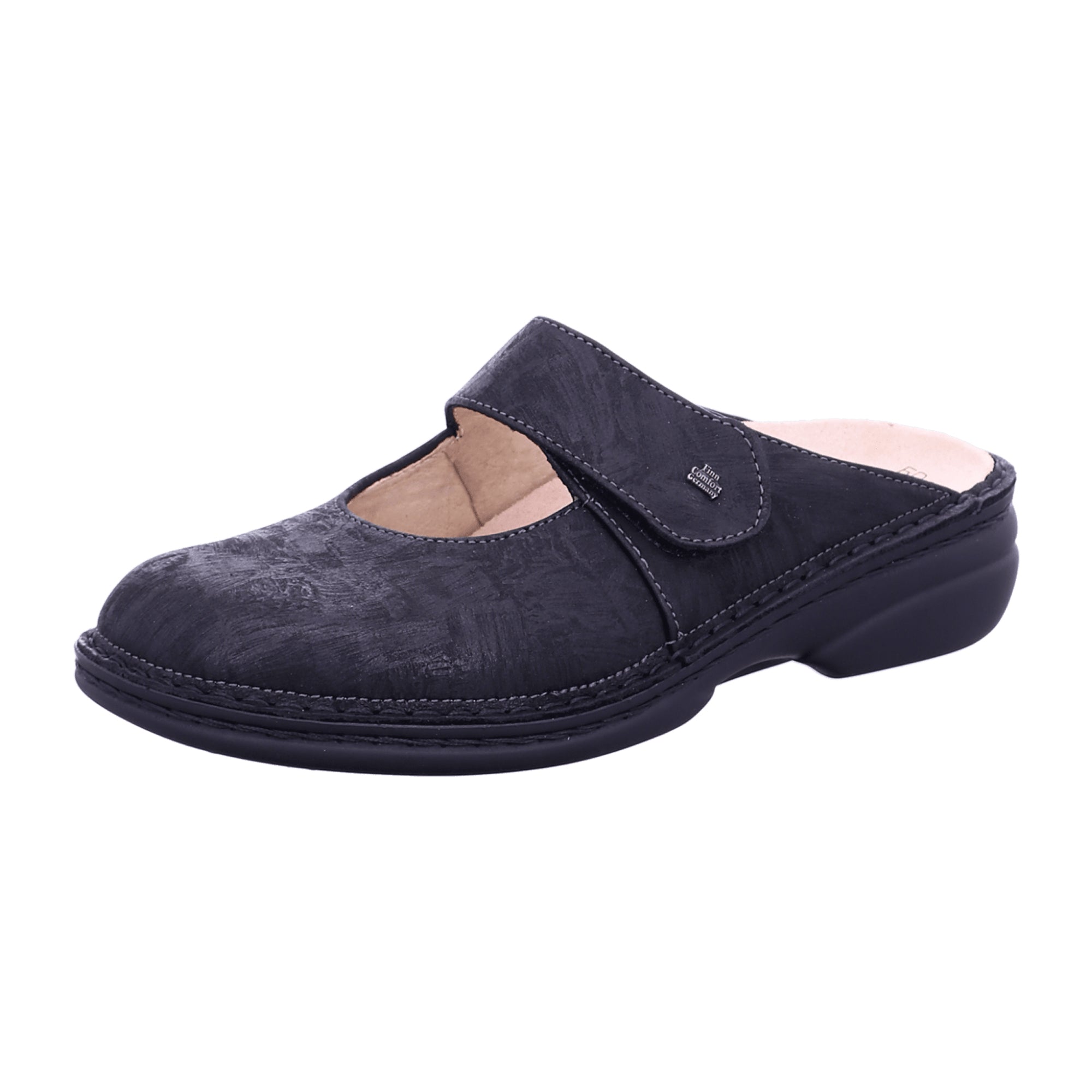 Finn Comfort Stanford Women's Black Clogs - Stylish & Durable