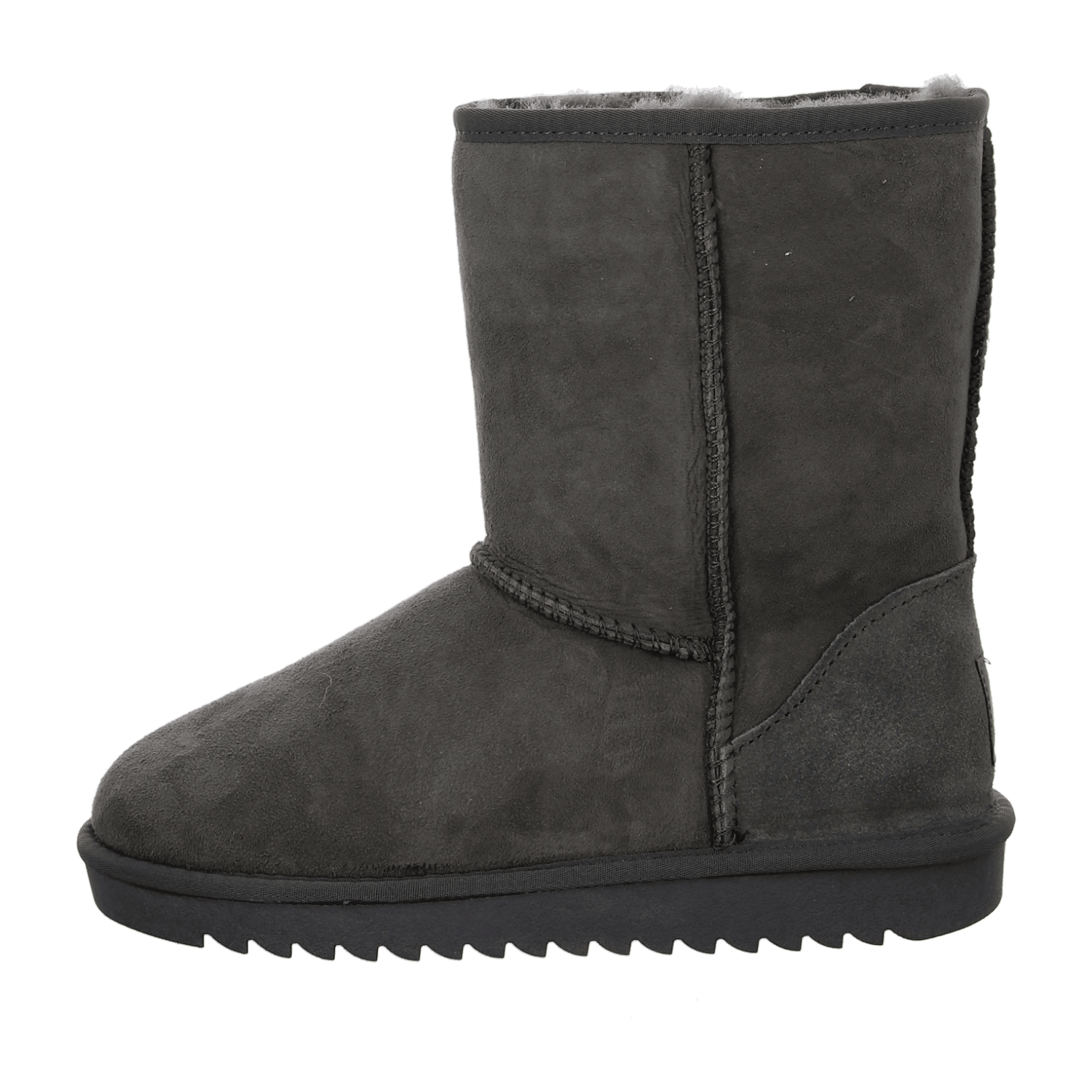 ARA ALASKA Women's Winter Boots Slip-On with Fur and Lambswool Lining Gray