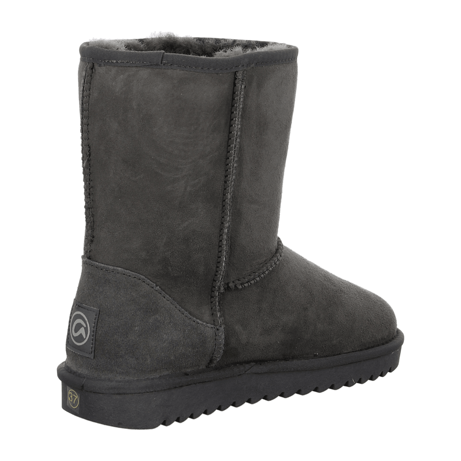 ARA ALASKA Women's Winter Boots Slip-On with Fur and Lambswool Lining Gray