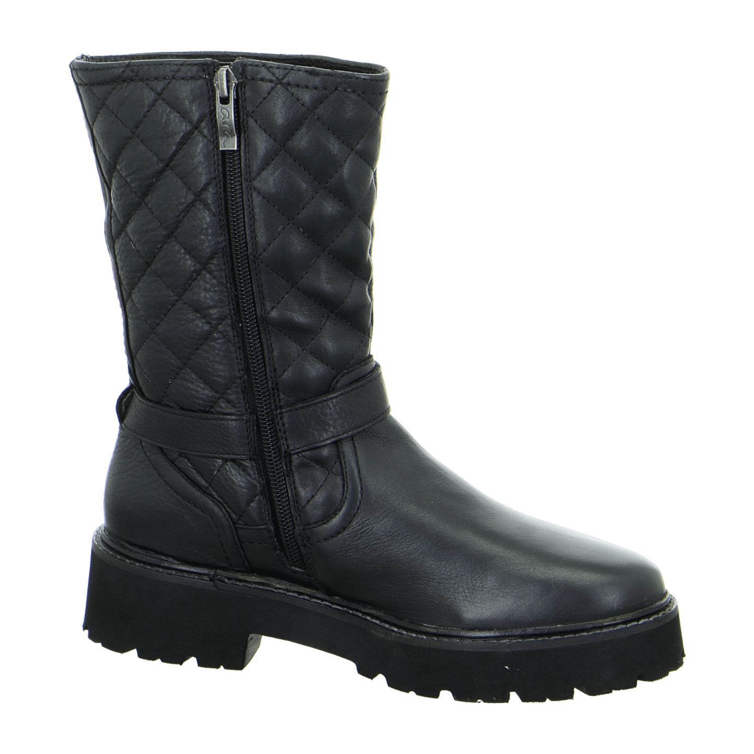 ARA Bologna Women's Chelsea Boots in Smooth Leather with Pull-On Design, Black