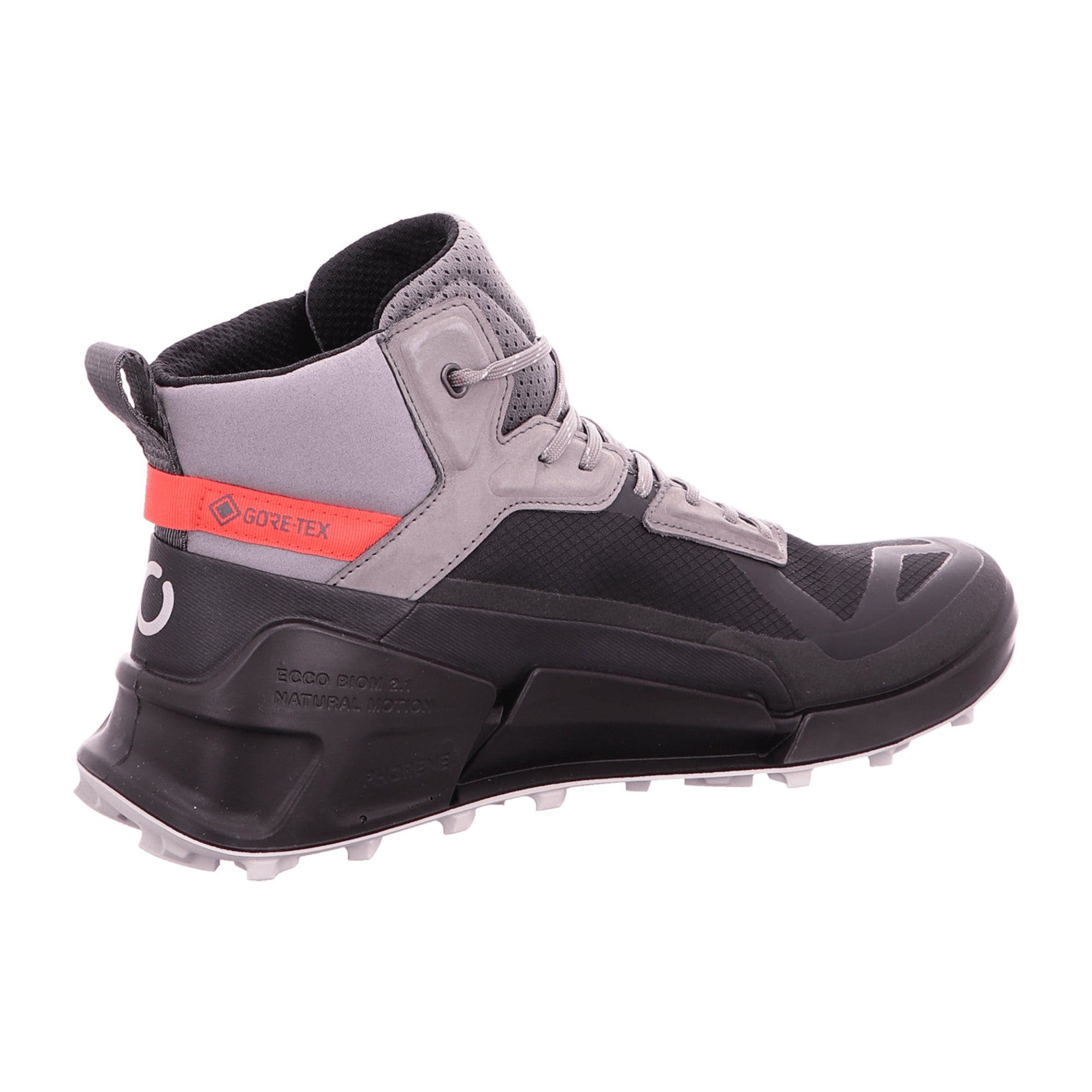 Ecco Men's Grey Outdoor Shoes – Durable & Stylish Hiking Footwear