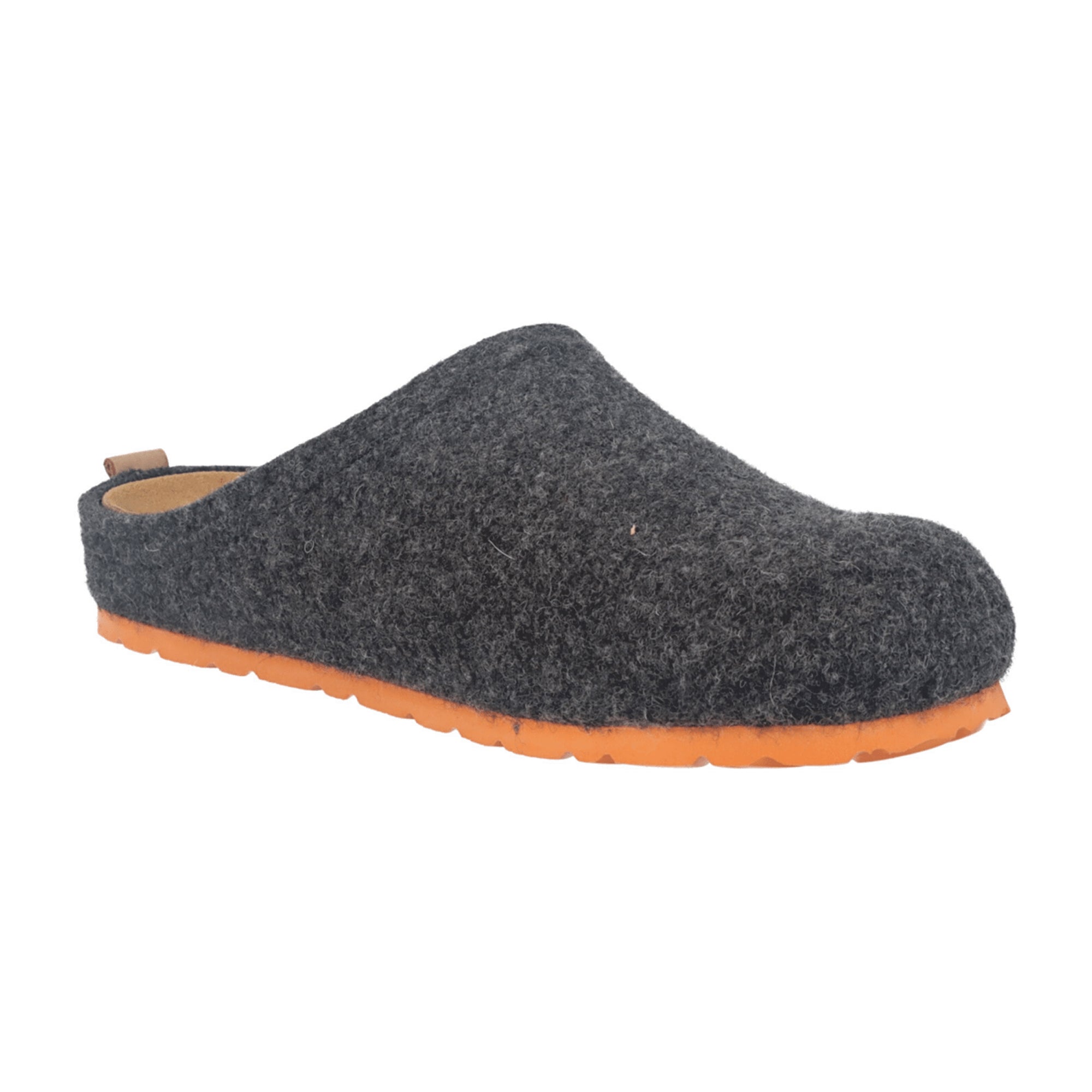 Men's Grey Rohde House Slippers with Removable Insole and Wedge Heel