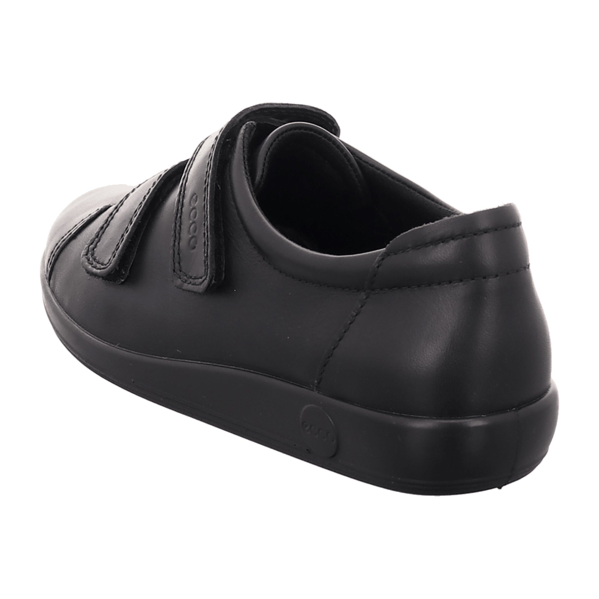 Ecco Soft 2.0 Women's Black Leather Sneakers - Comfort Style Ecco Soft 2.0 Women's Black Leather Sneakers - Comfort Style