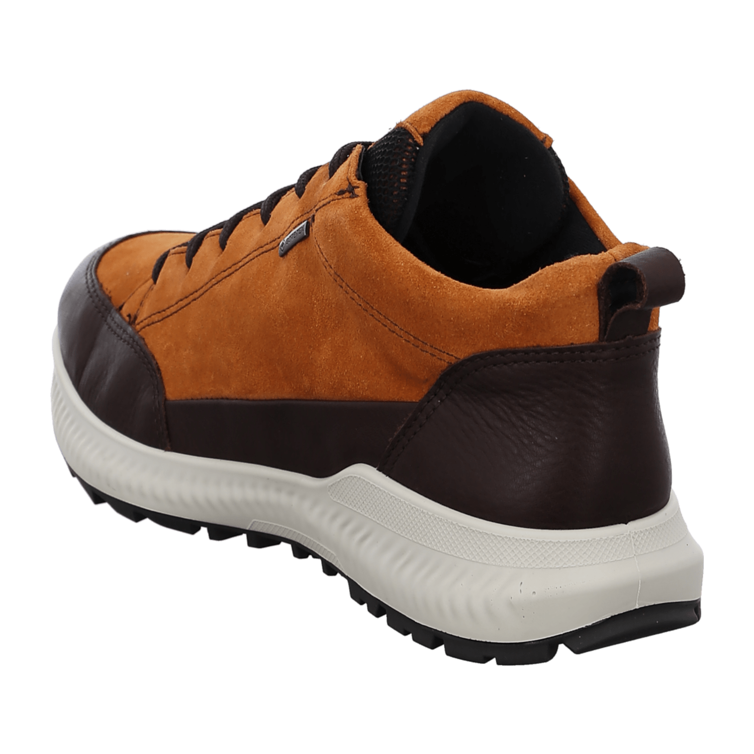 ARA HIKER Women's Velour Leather Sneakers with Lace-Up Closure in Orange - Bartel-Shop