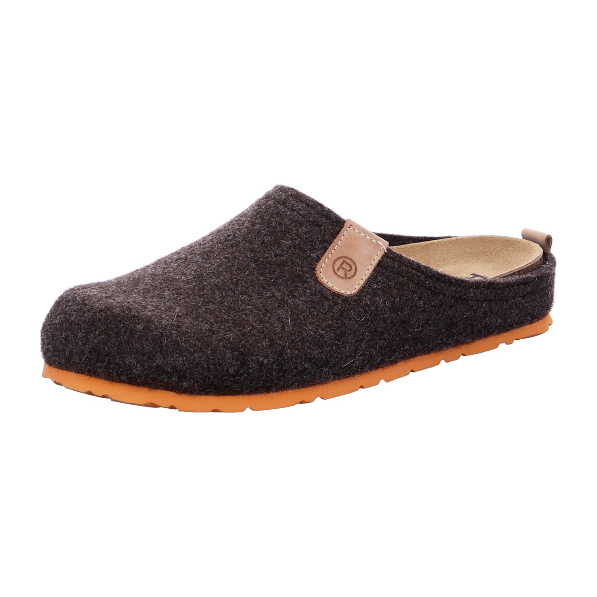 Rohde Men's Brown House Slippers for Fall and Winter