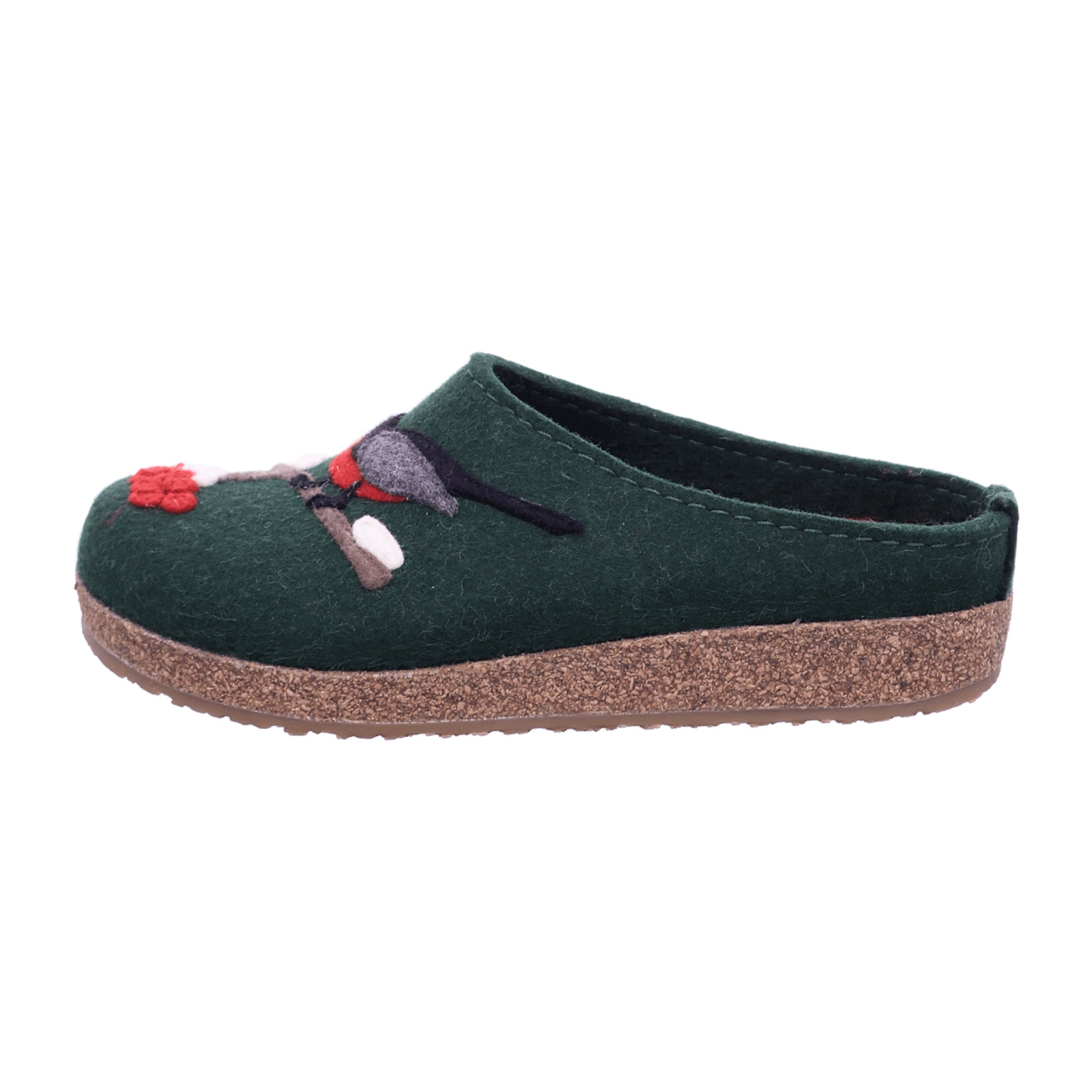 Haflinger Grizzly Winterbird Women's Clogs, Green - Durable & Stylish