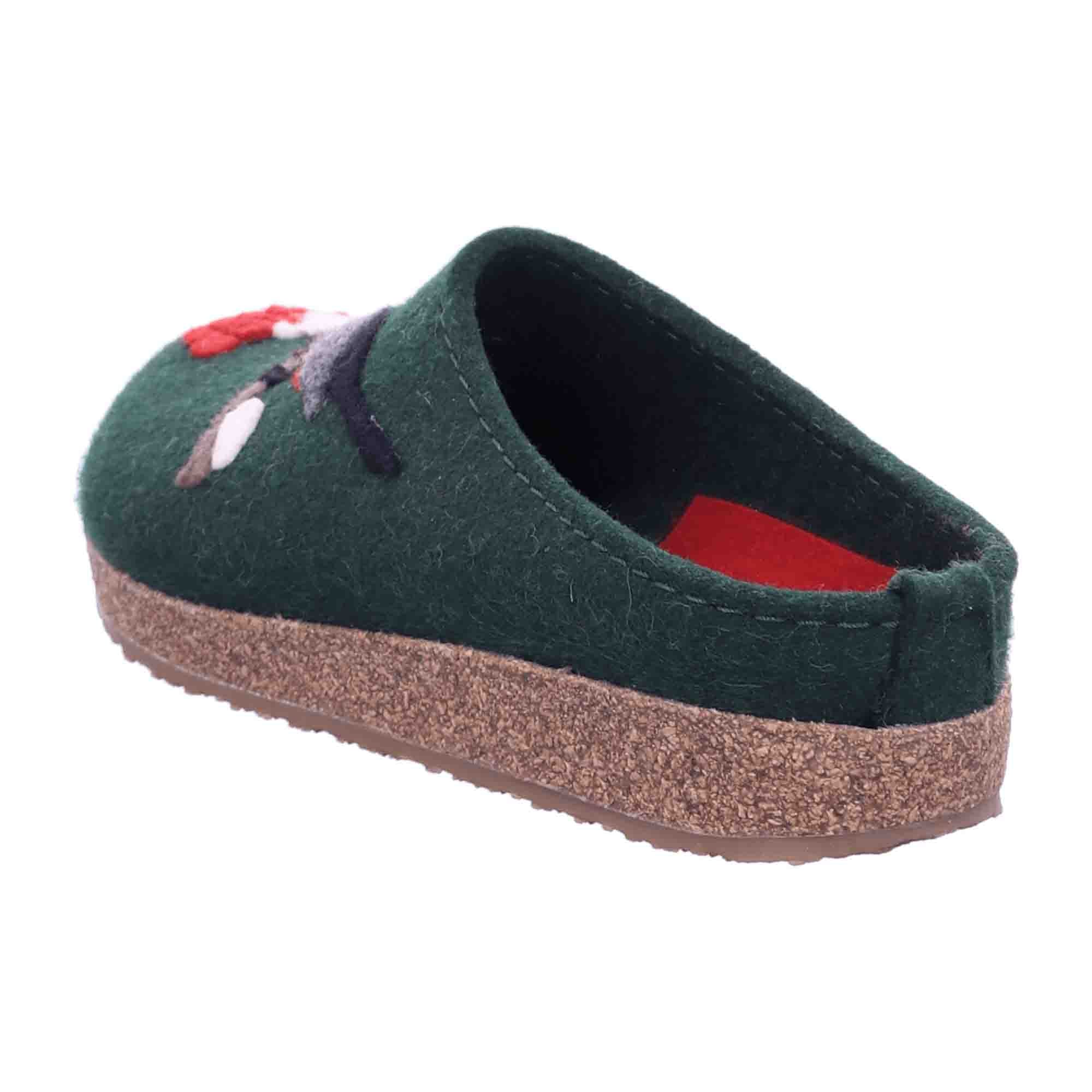 Haflinger Grizzly Winterbird Women's Clogs, Green - Durable & Stylish