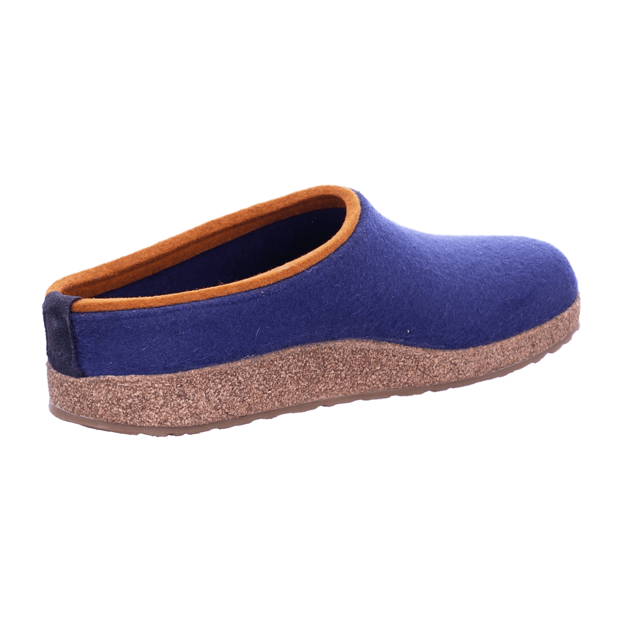 Haflinger Grizzly Kris Men's Blue Wool Clogs - Comfortable & Stylish