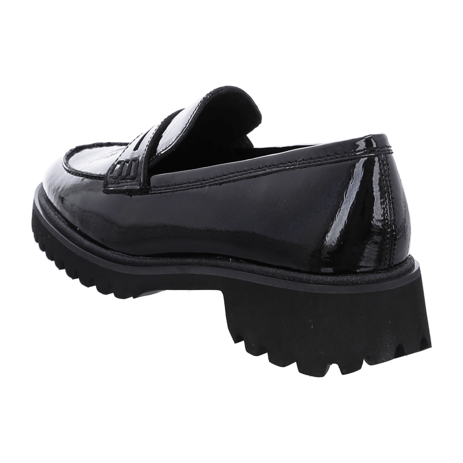 ARA KENT KENT 2 Women's Slip-On Loafers in Black Patent Leather with Round Toe