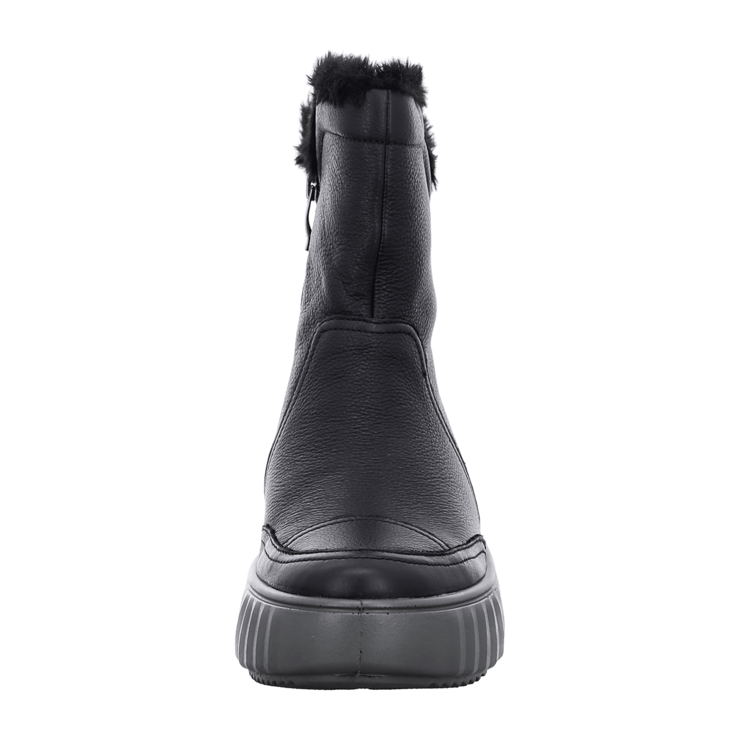 ARA Women's Modern Boots Black with Gore-Tex Lining and Warm Lining Round Toe