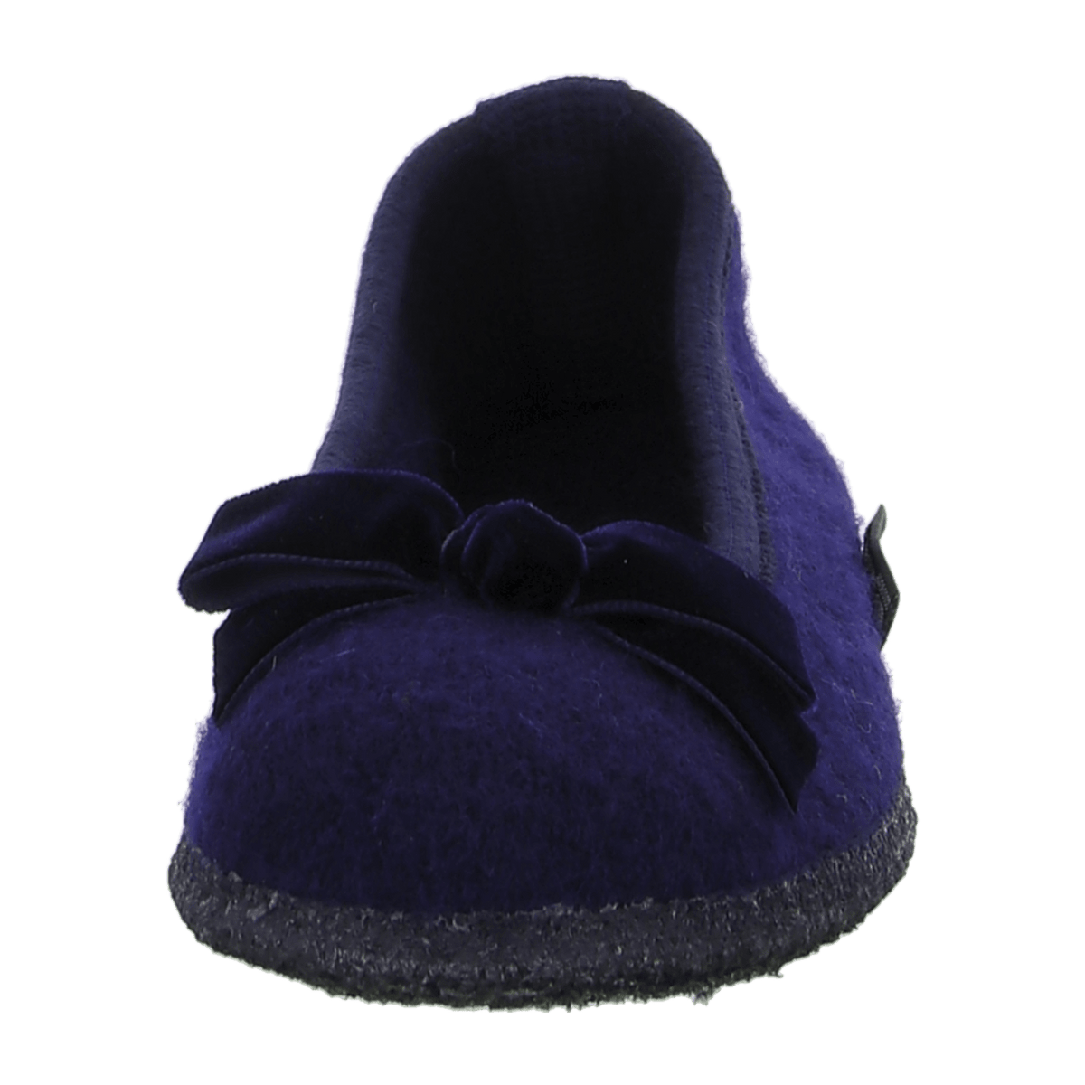 HAFLINGER Fiocco Women's Wool Felt Slipper Ballerina - Breathable House Shoe in Medium