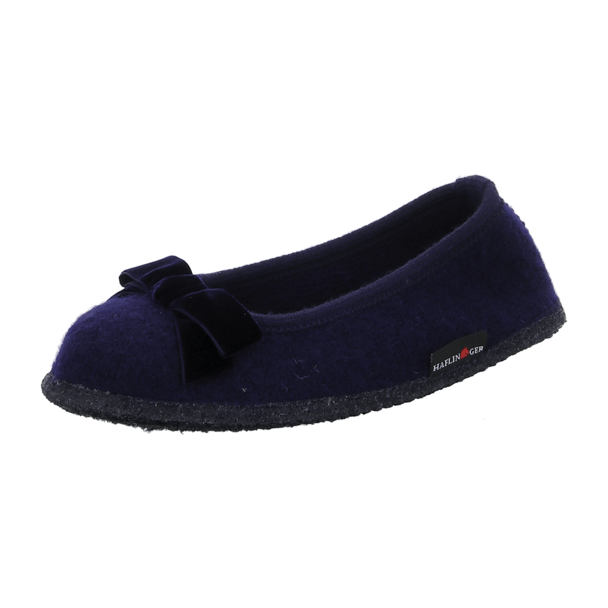 HAFLINGER Fiocco Women's Wool Felt Slipper Ballerina - Breathable House Shoe in Medium
