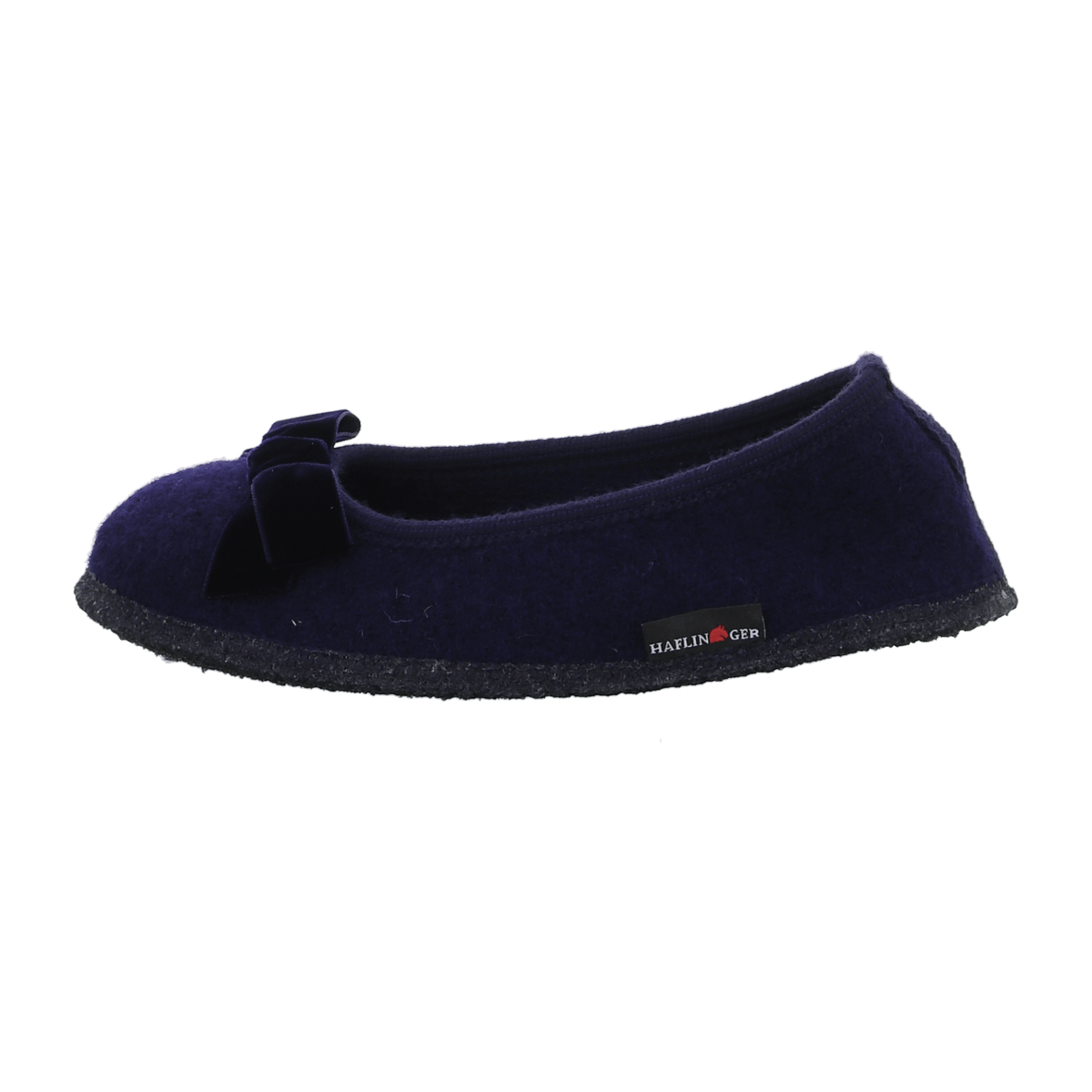 HAFLINGER Fiocco Women's Wool Felt Slipper Ballerina - Breathable House Shoe in Medium