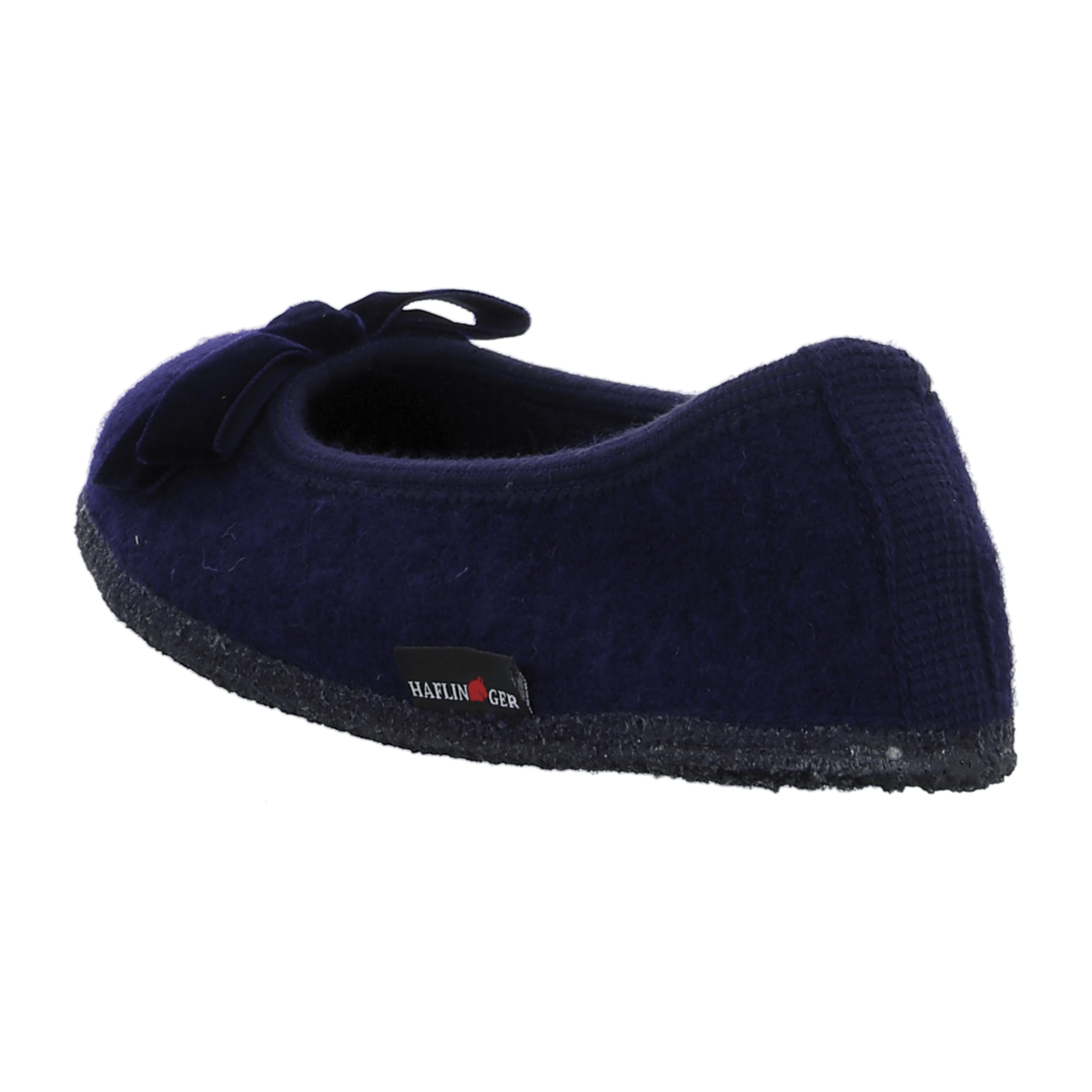 HAFLINGER Fiocco Women's Wool Felt Slipper Ballerina - Breathable House Shoe in Medium