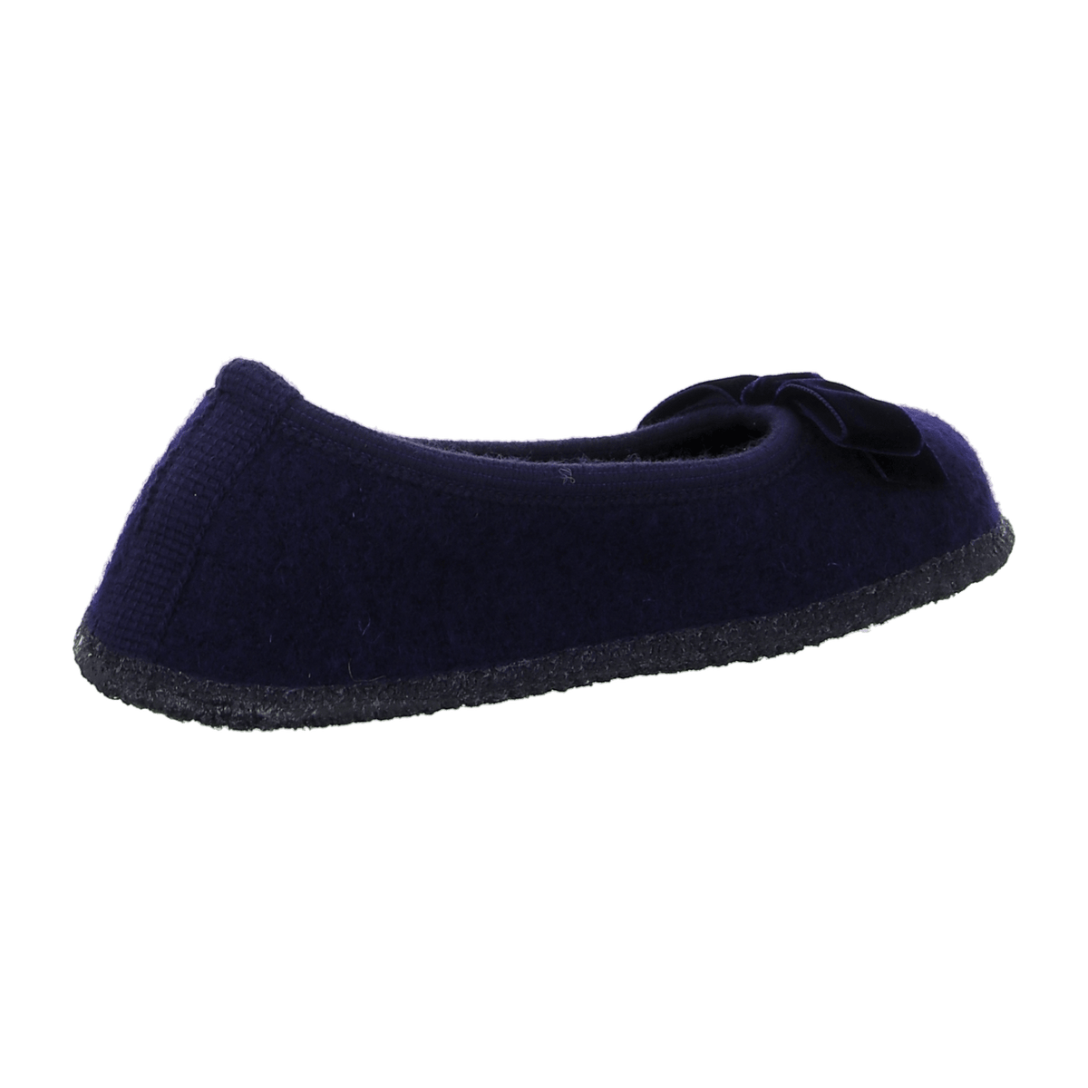 HAFLINGER Fiocco Women's Wool Felt Slipper Ballerina - Breathable House Shoe in Medium