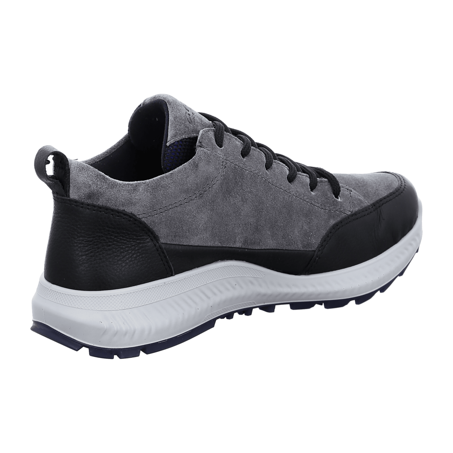ARA HIKER Women's Sneakers in Grey Velour Leather with Lace-Up Closure and TPU Sole - Bartel-Shop