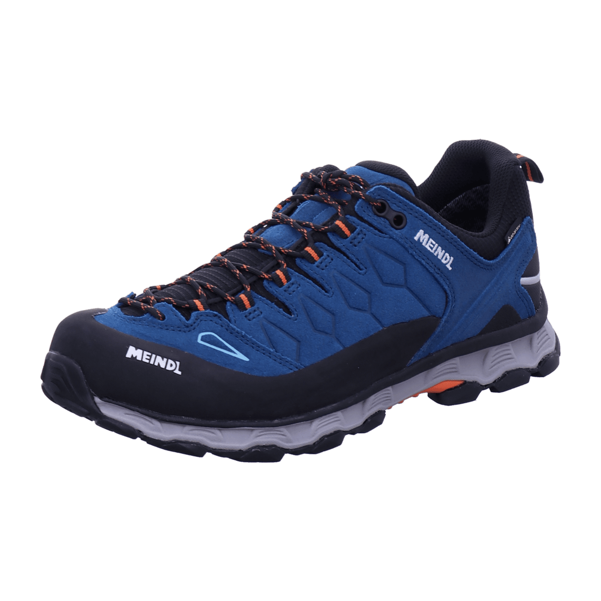 Meindl Lite Trail GTX Men's Trekking Shoes Blue Leather