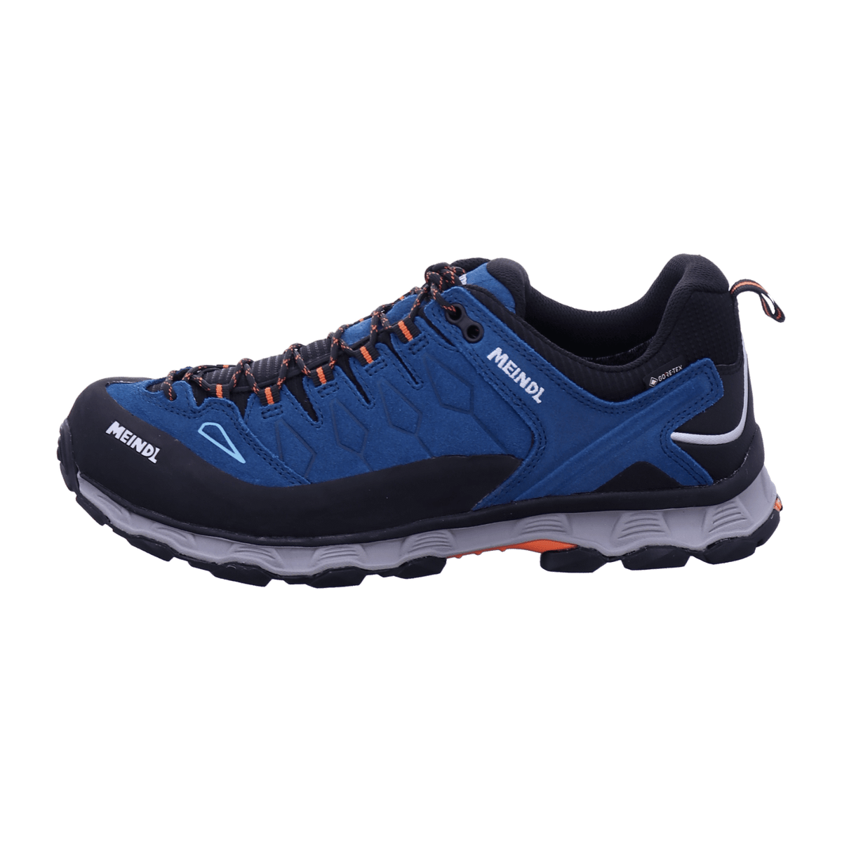 Meindl Lite Trail GTX Men's Trekking Shoes Blue Leather