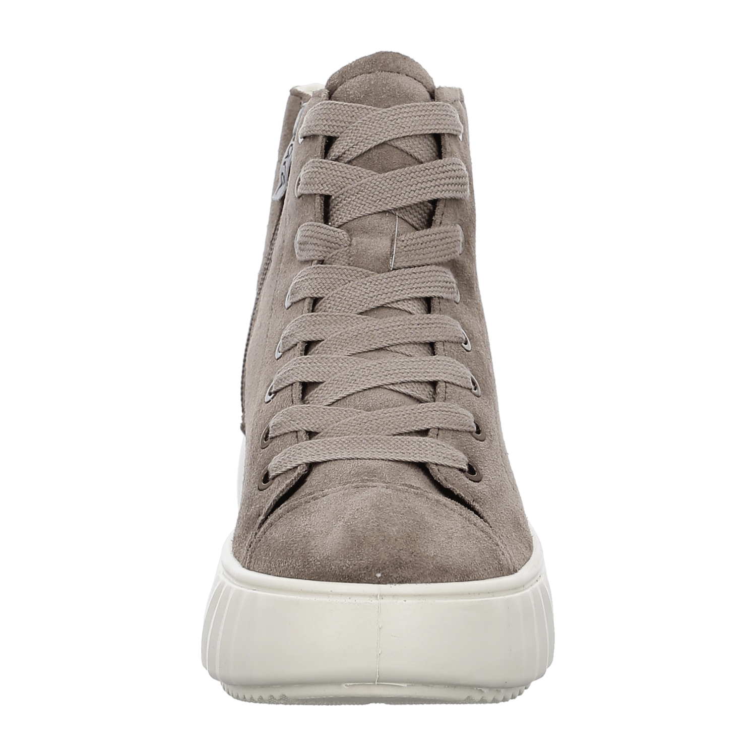 ARA Monaco-St Women's Ankle Boot in Brown Suede with Zipper Classic Round Toe