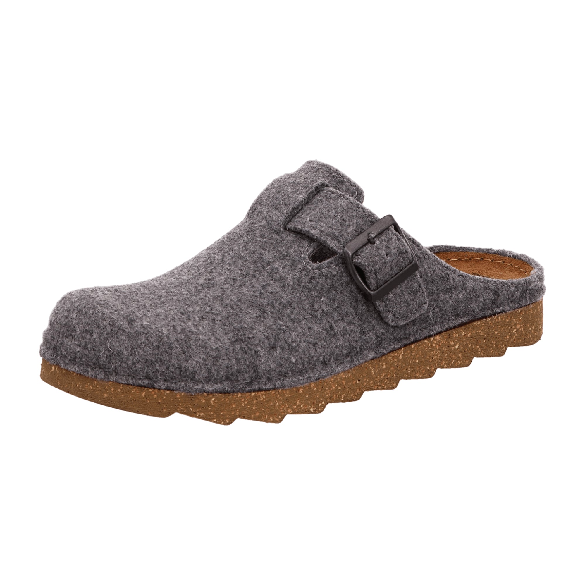 Rohde 7102 Men's Gray Textile Shoes with Buckle for Fall/Winter