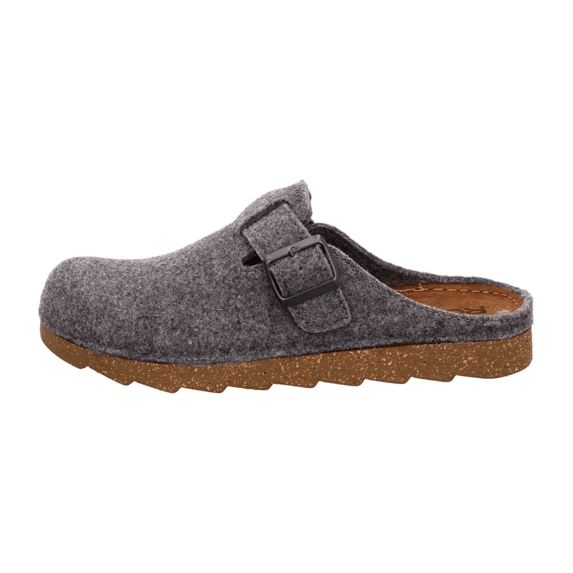 Rohde 7102 Men's Gray Textile Shoes with Buckle for Fall/Winter