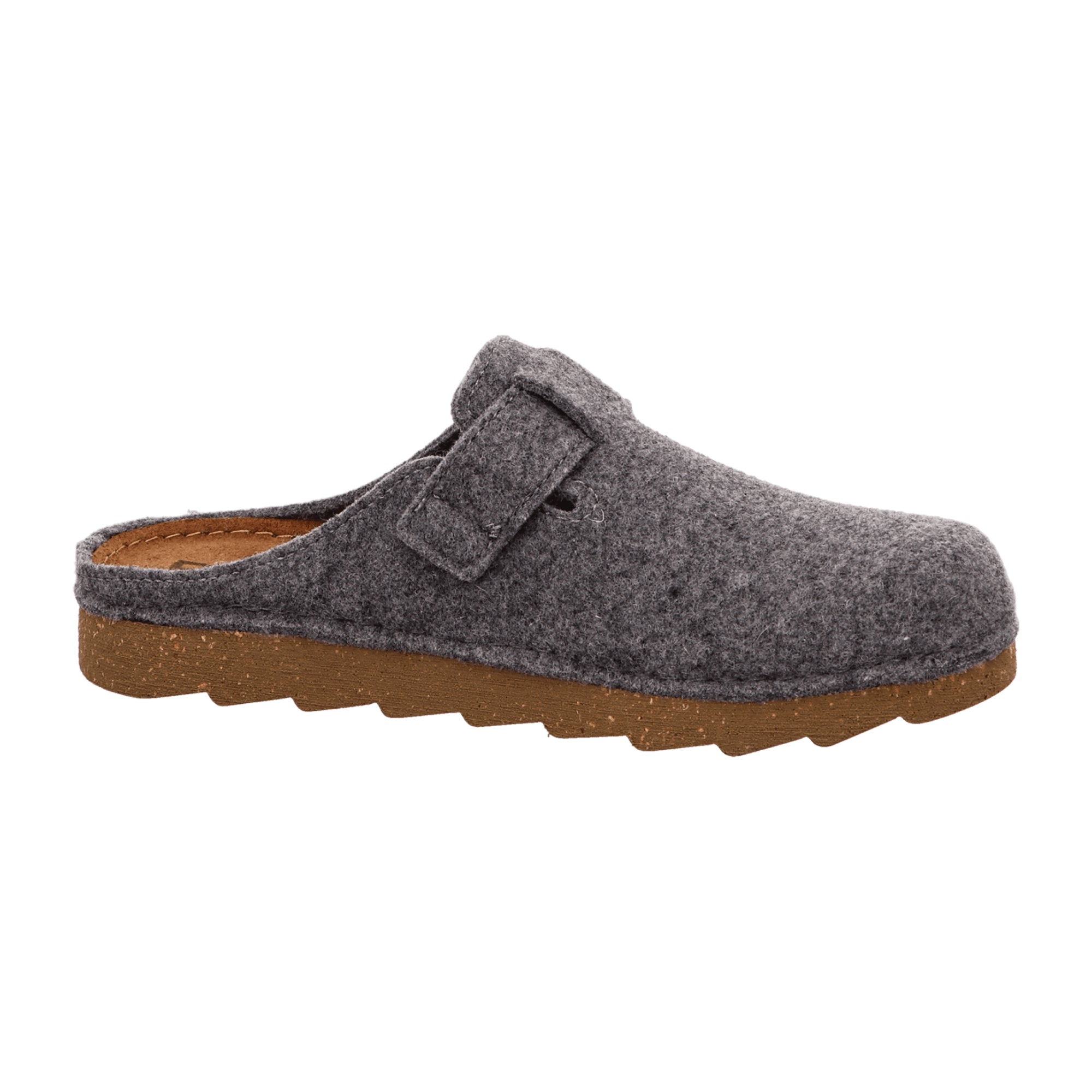 Rohde 7102 Men's Gray Textile Shoes with Buckle for Fall/Winter