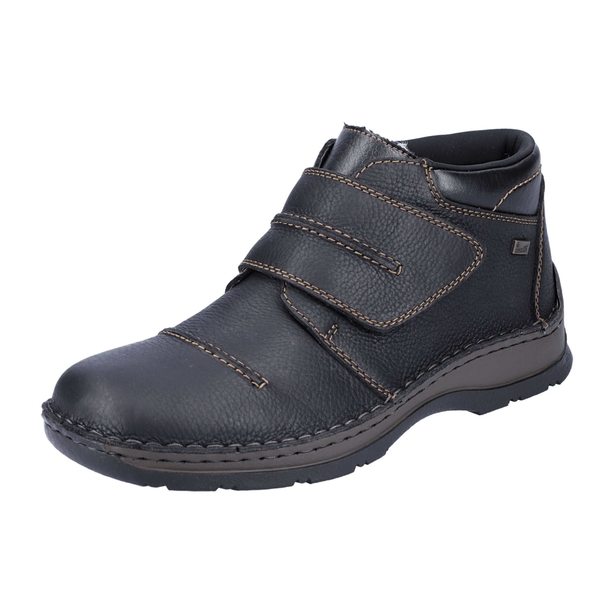 Rieker Black All-Weather Boots with Warm Lining and Functional Membrane for Winter