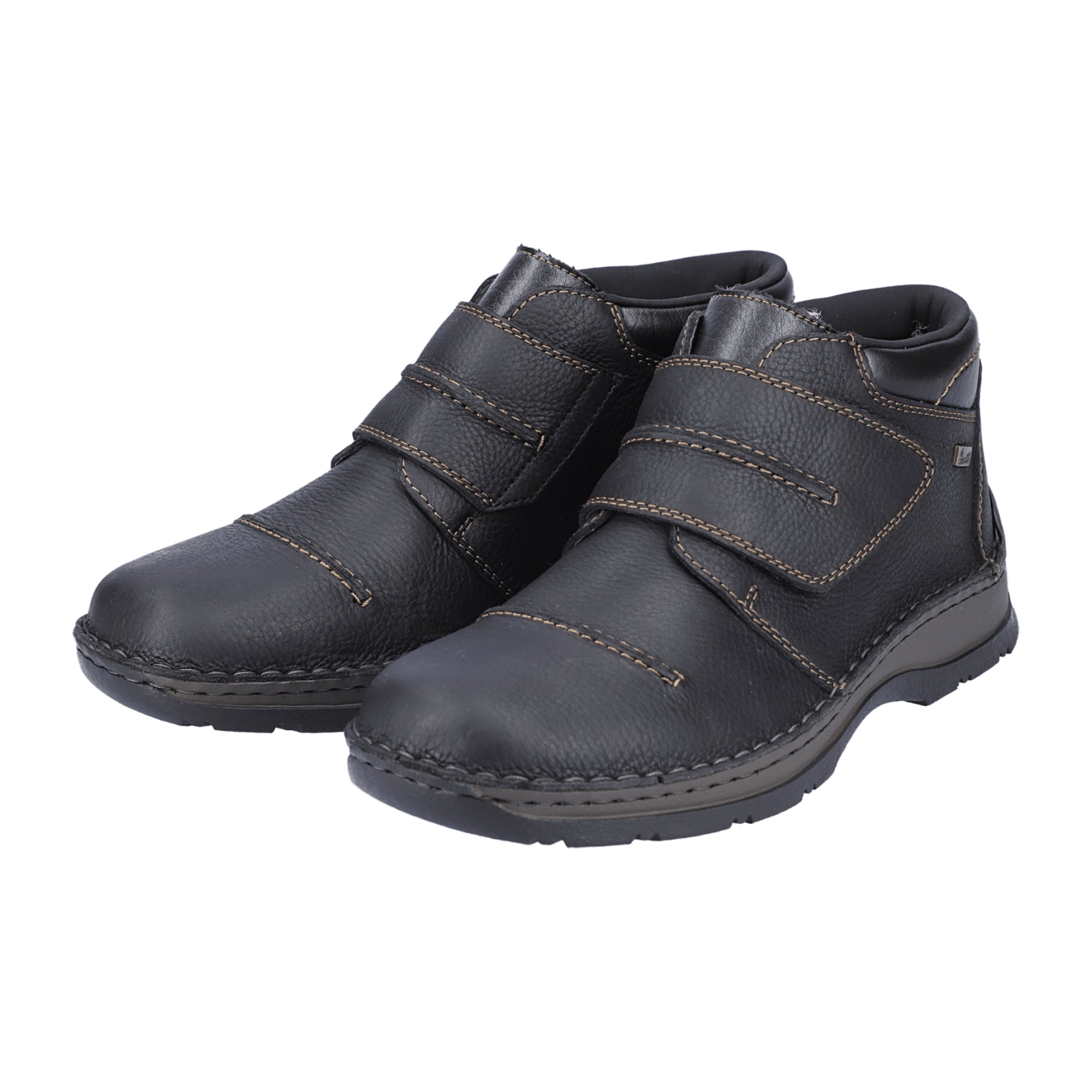 Rieker Black All-Weather Boots with Warm Lining and Functional Membrane for Winter