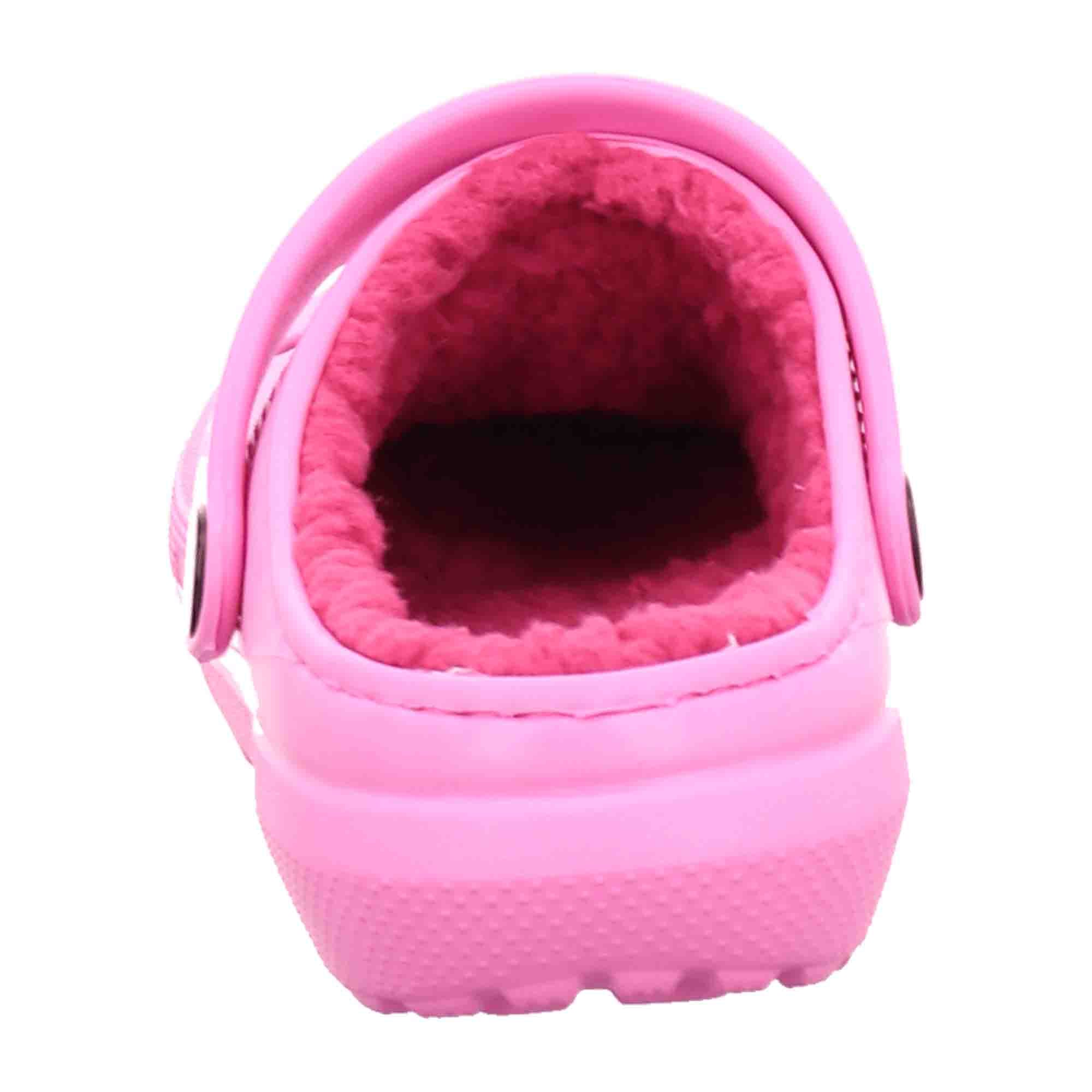 CROCS Classic Lined Clog K for Kids, Vibrant Pink - Comfortable and Durable