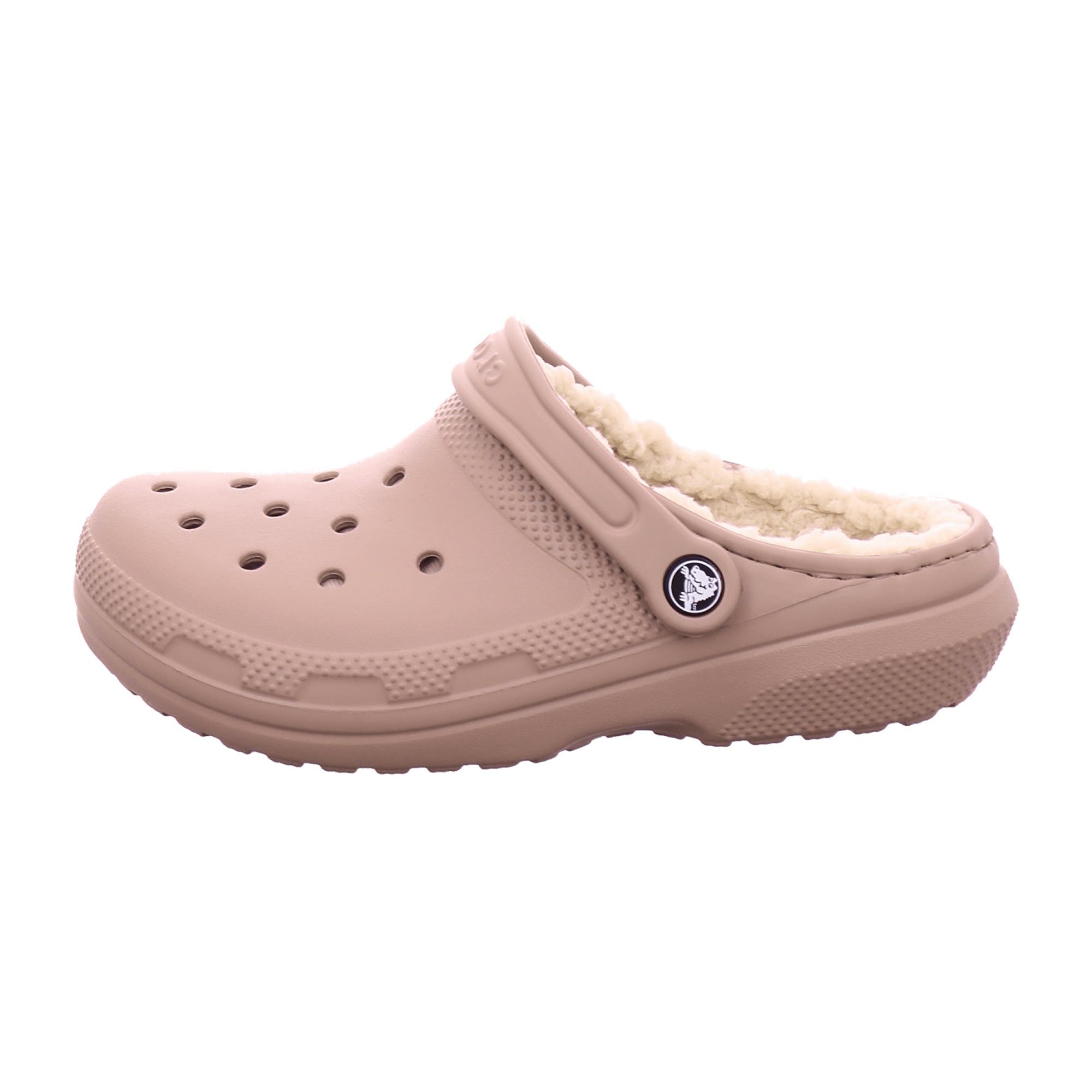 CROCS Classic Lined Women's Clog, Beige - Cozy & Stylish