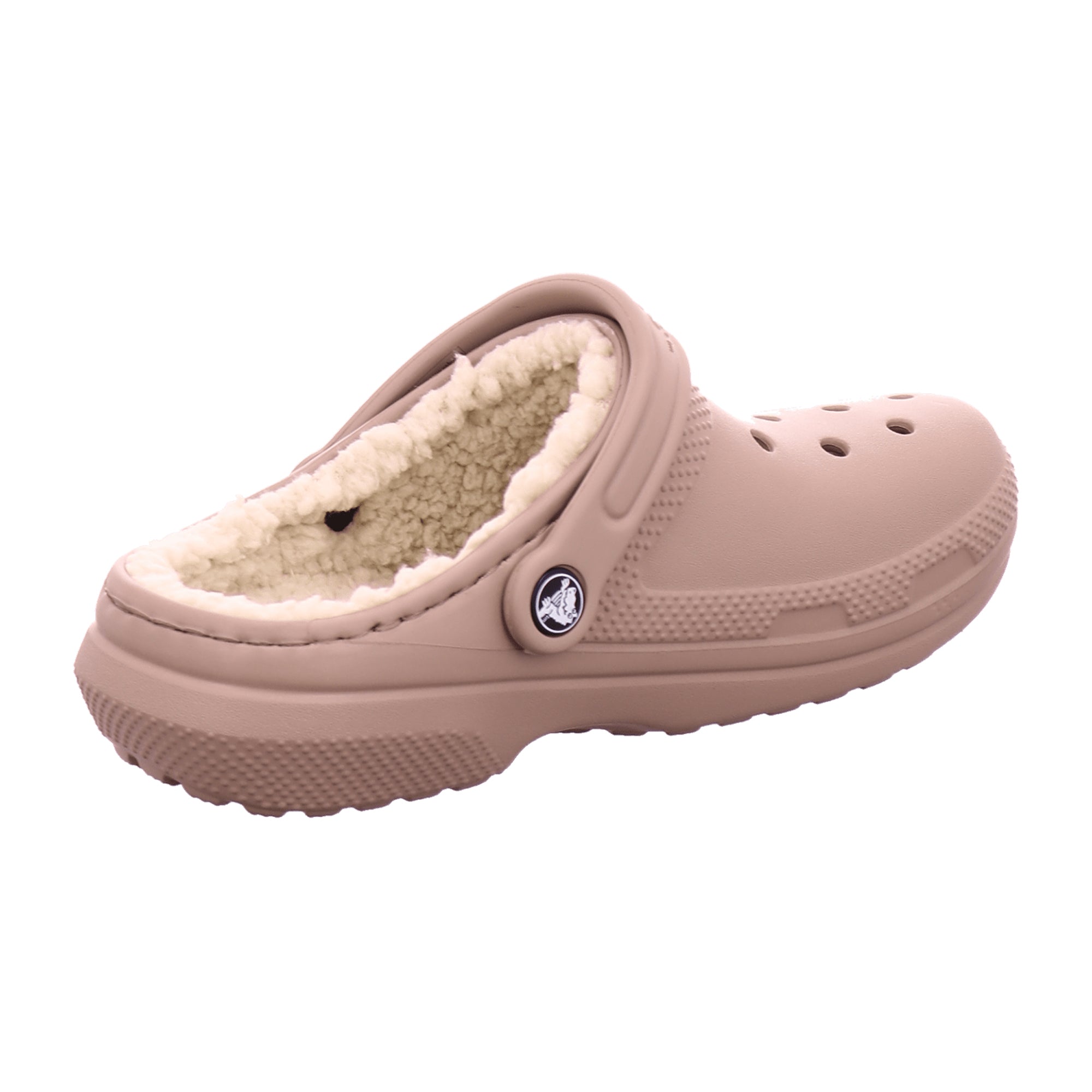 CROCS Classic Lined Women's Clog, Beige - Cozy & Stylish