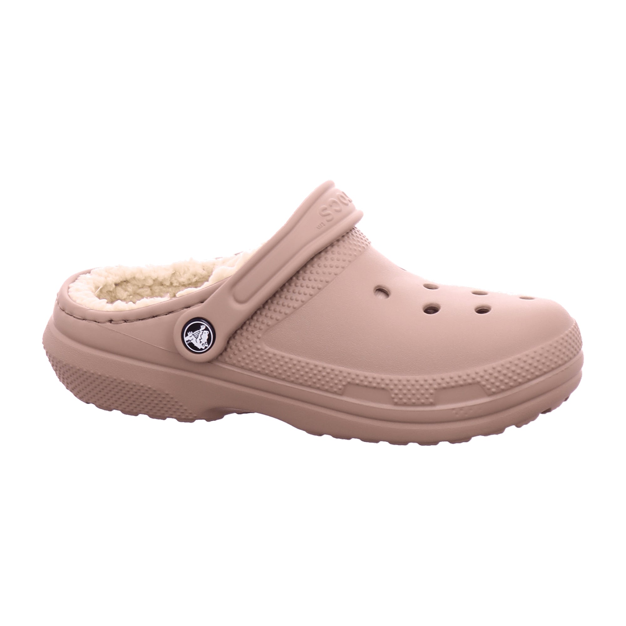 CROCS Classic Lined Women's Clog, Beige - Cozy & Stylish