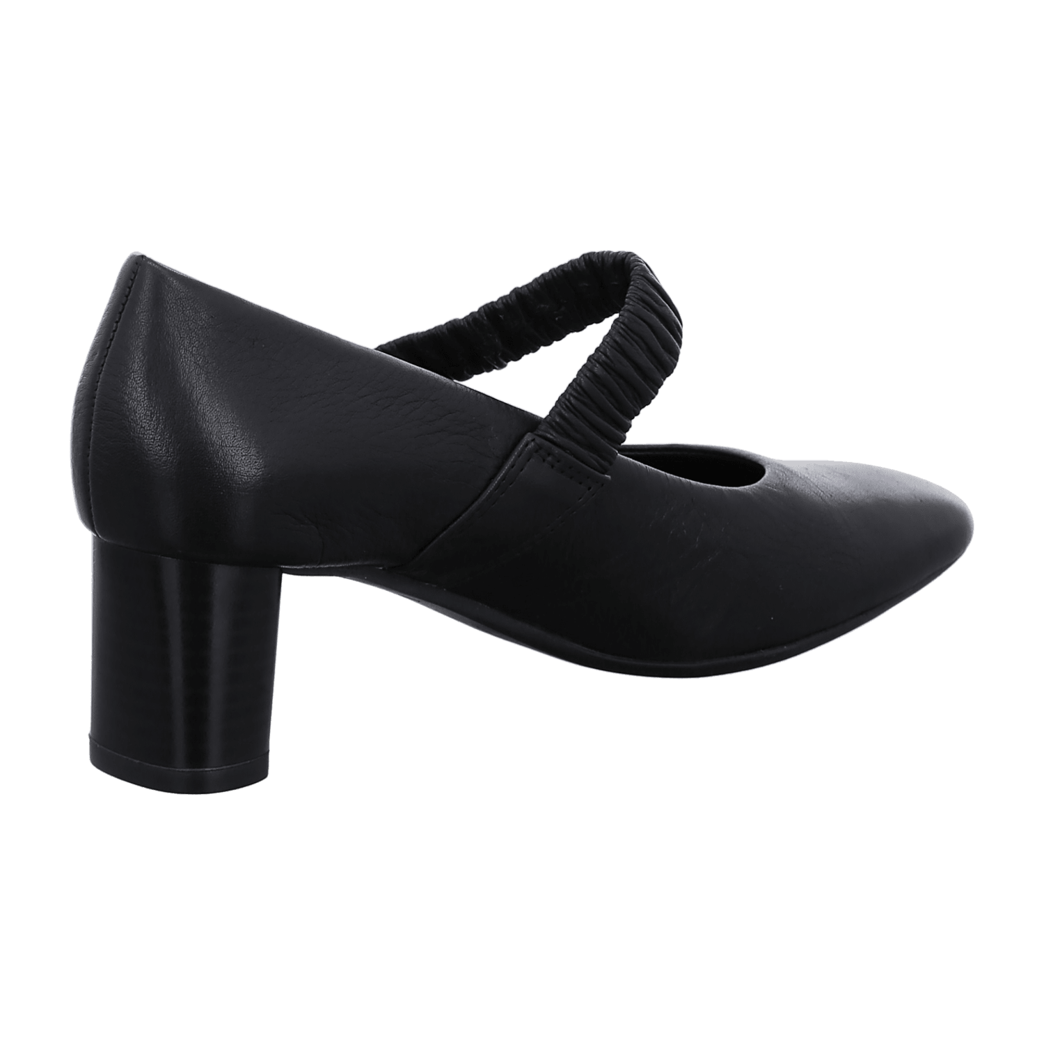 ARA London Night Pumps for Women in Black Smooth Leather - Slip-On Court Shoes