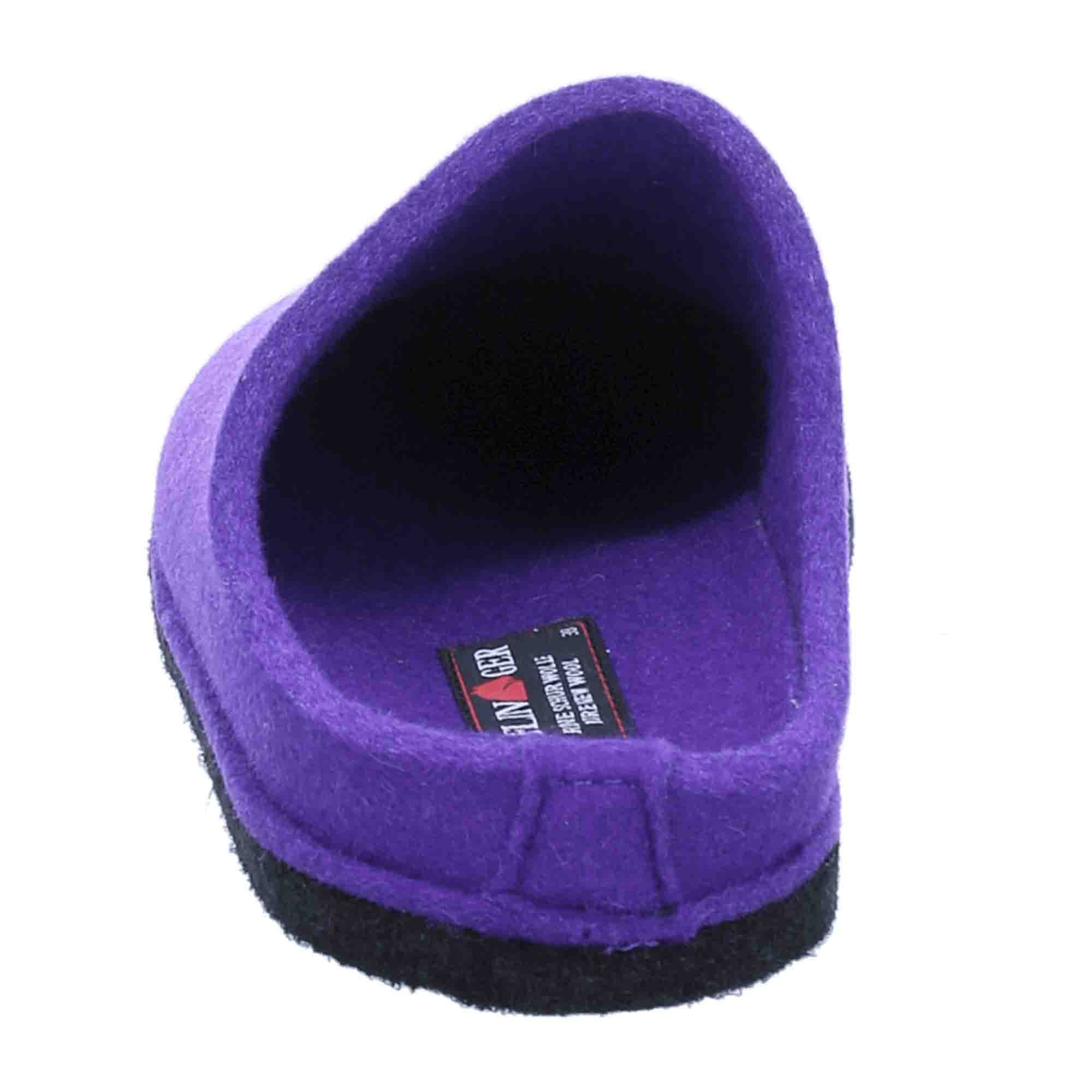 Haflinger Flair Soft Women's Slippers, Purple - Cozy & Stylish