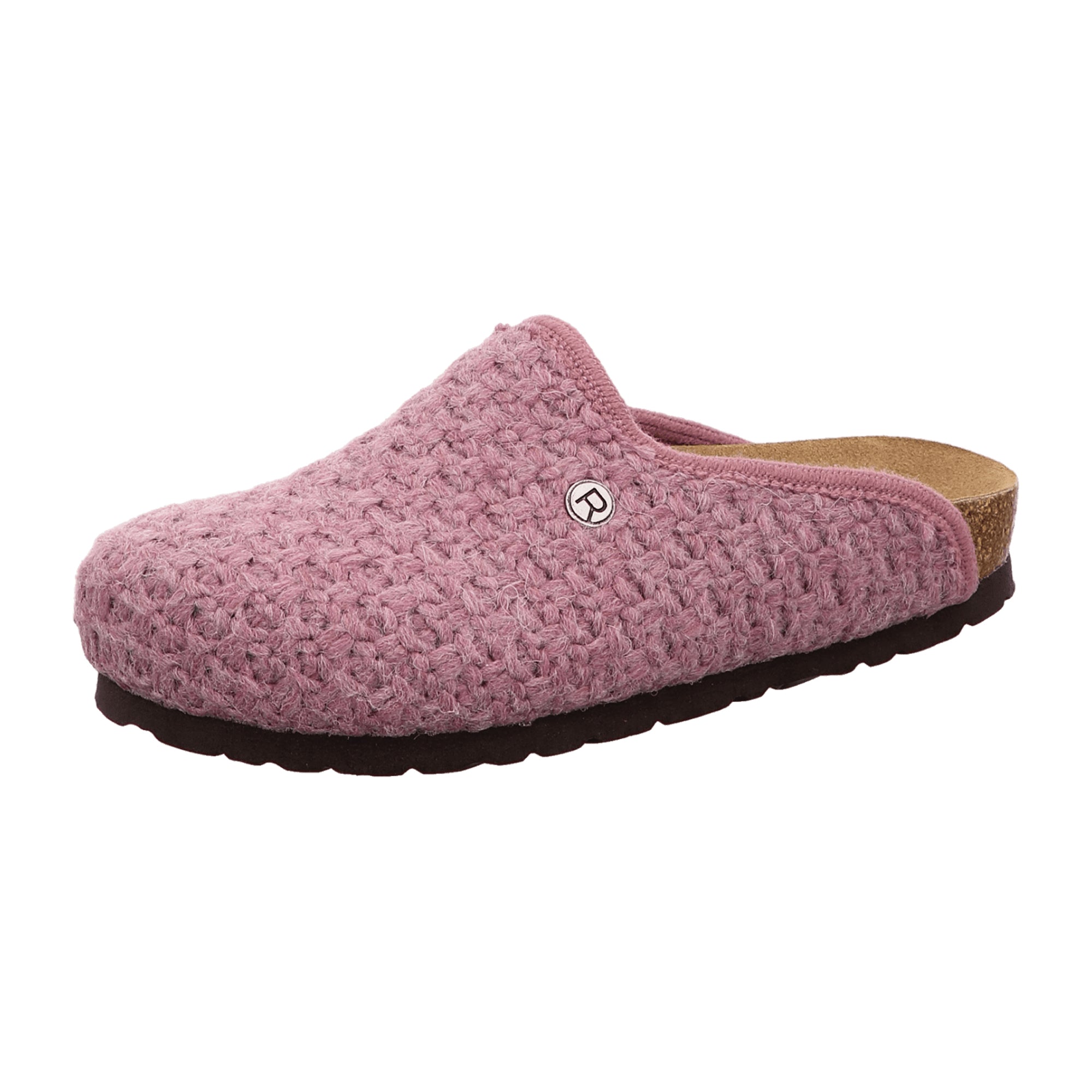 Rohde Alba Women's Pink Slip-On Shoes Textile Upper Winter Casual Footwear