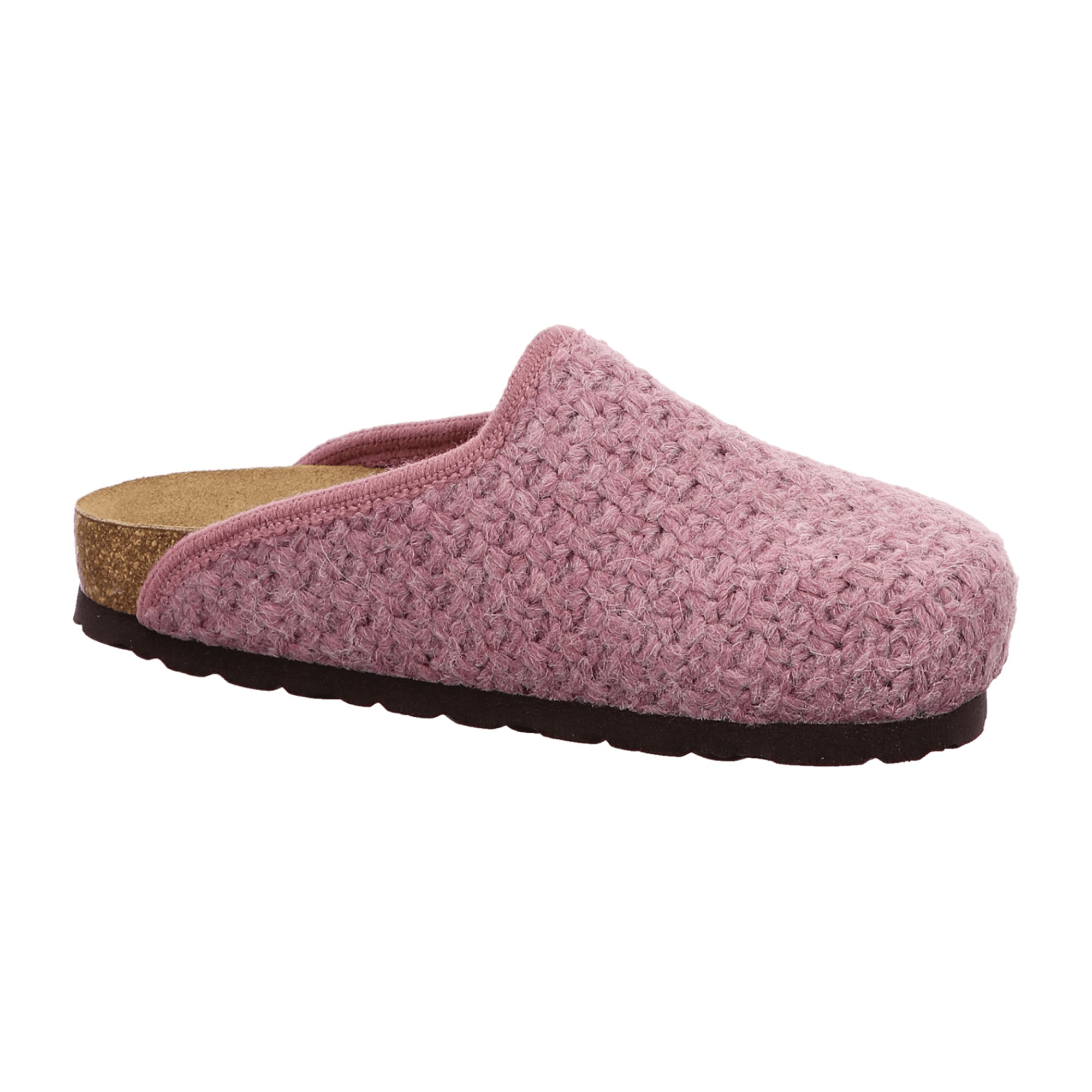 Rohde Alba Women's Pink Slip-On Shoes Textile Upper Winter Casual Footwear