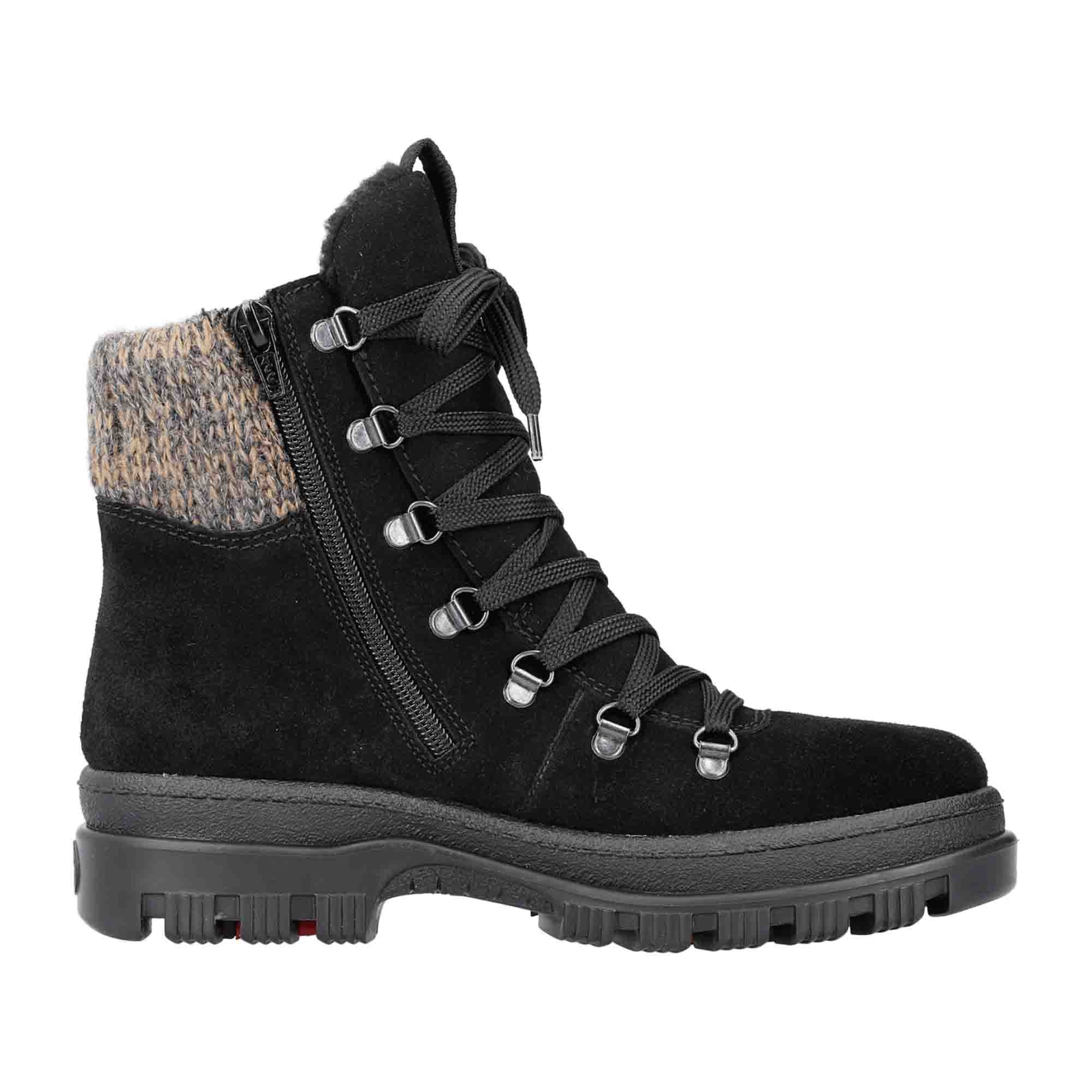 Rieker X8200 Black Women's Shoes for Fall Winter Narrow to Normal Width