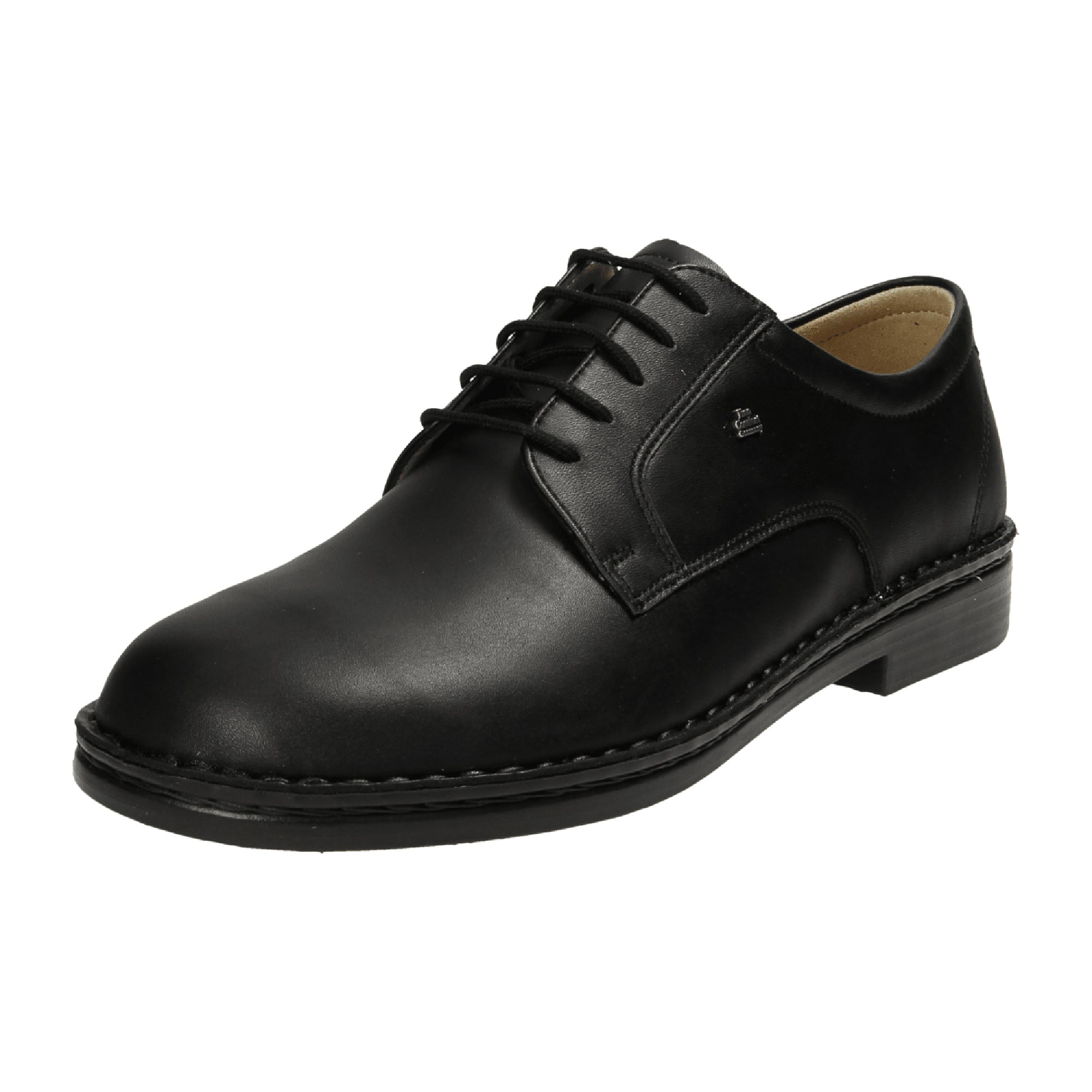Finn Comfort Milano Men's Black Leather Shoes – Stylish & Durable