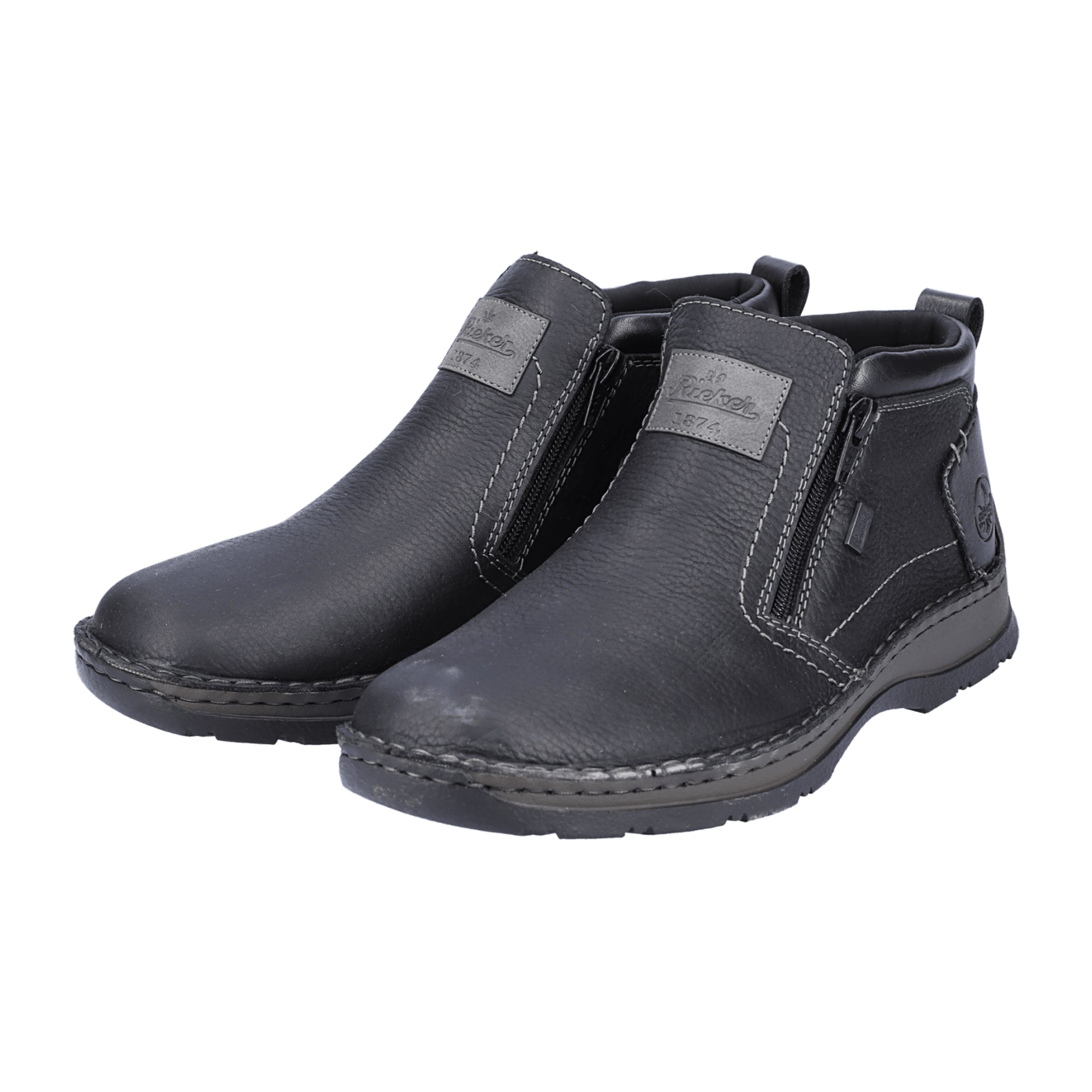 Rieker Heren B6740 modieuze laarzen, Black Black Almond Back B6740 00, 40 EU : Rieker Rieker Heren B6740 modieuze laarzen, Black Black Almond Back B6740 00, 40 EU : Rieker