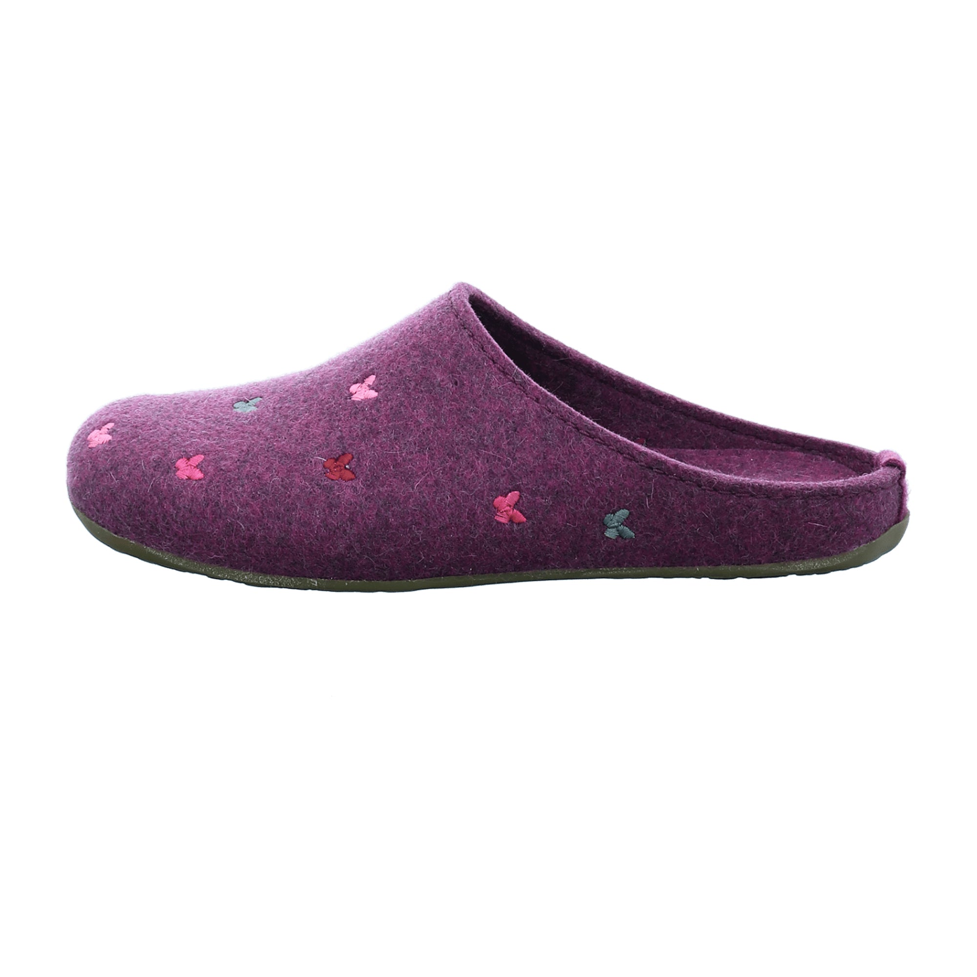 Haflinger Women's Slippers in Purple - Cozy & Stylish Footwear