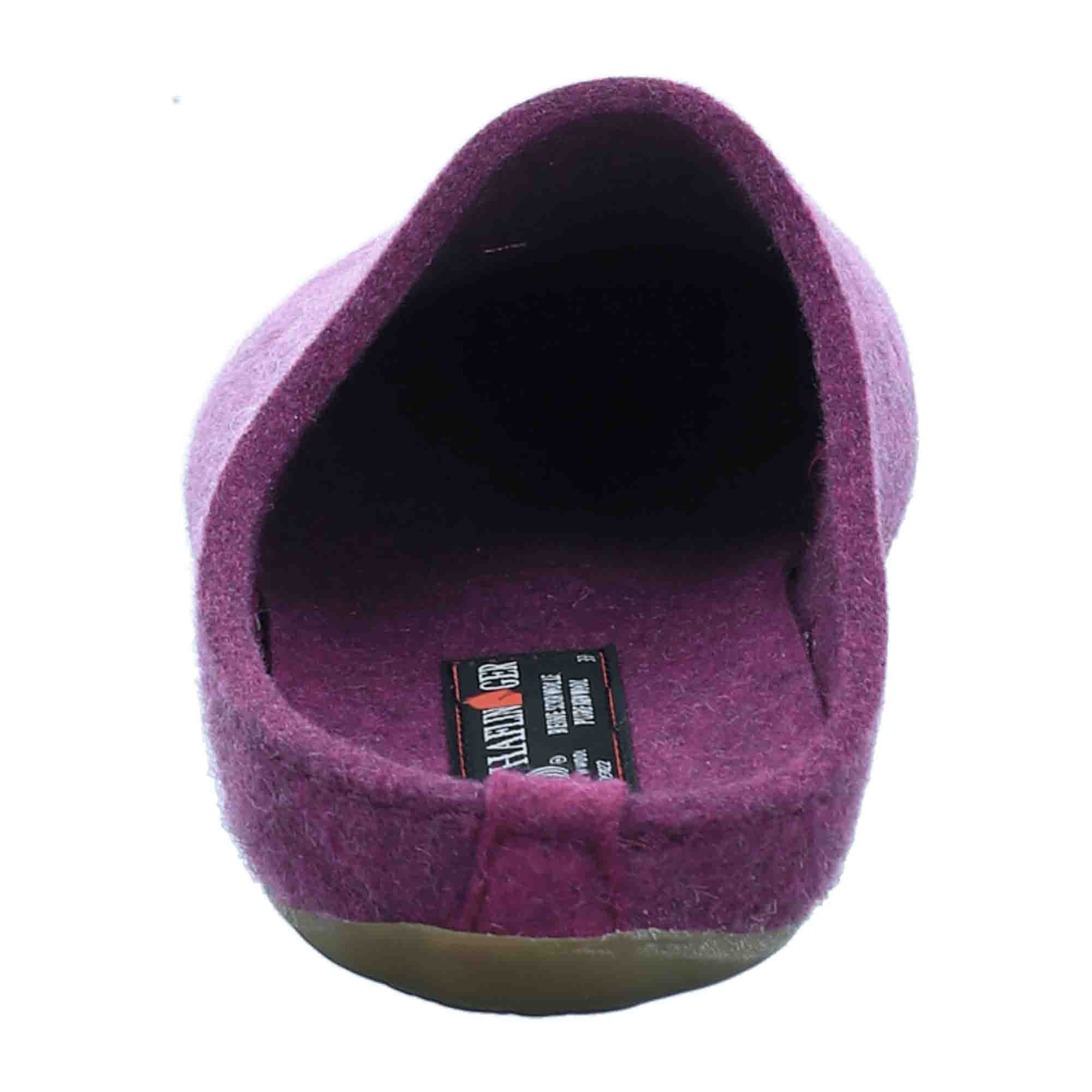 Haflinger Women's Slippers in Purple - Cozy & Stylish Footwear