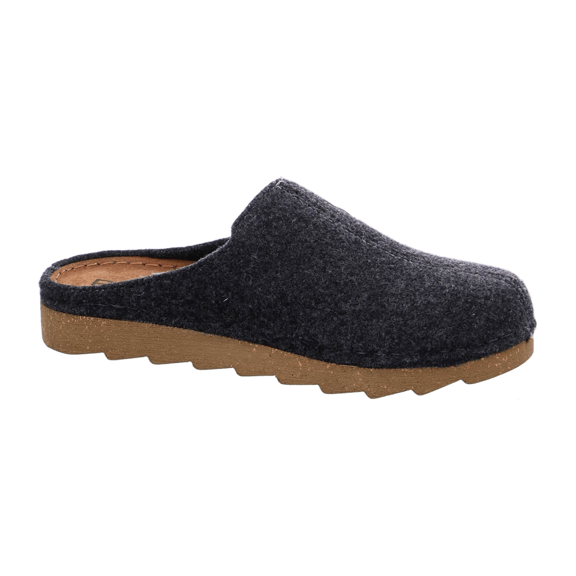 Rohde Men's Gray House Slippers for Fall and Winter