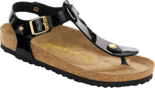 Birkenstock thong sandal Kairo Studs BF black patent - Bartel-Shop