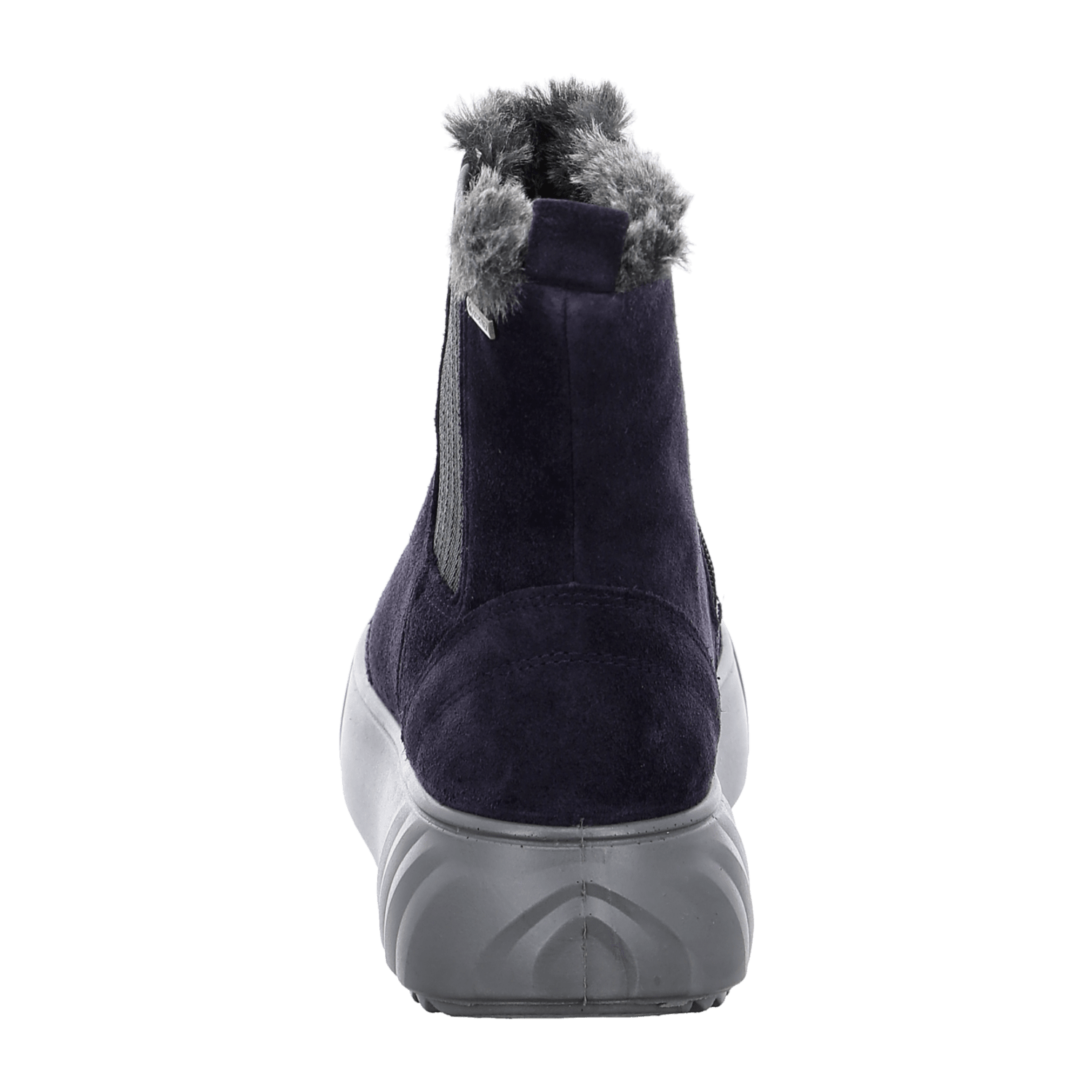 ARA ChelseaWF BlueVel H-Width Gore Chelsea Boots for Women in Blue with Leather Lining and Round Toe