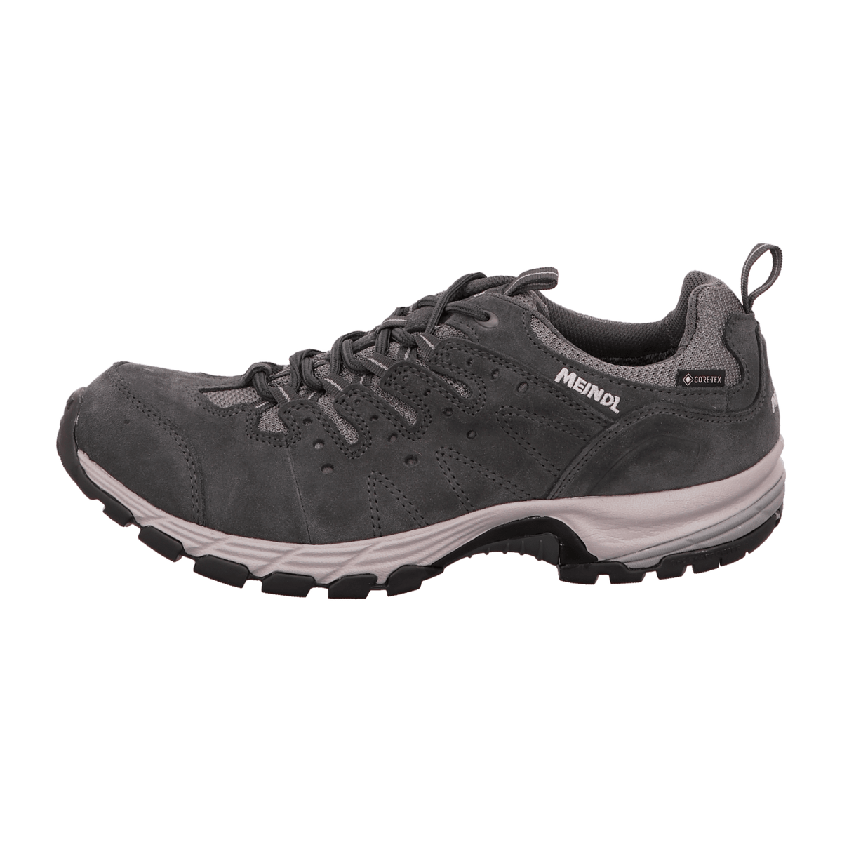 Meindl Rapide Men's Trekking Shoes Anthracite Yellow Leather Textile