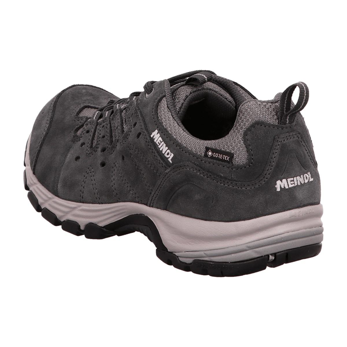 Meindl Rapide Men's Trekking Shoes Anthracite Yellow Leather Textile