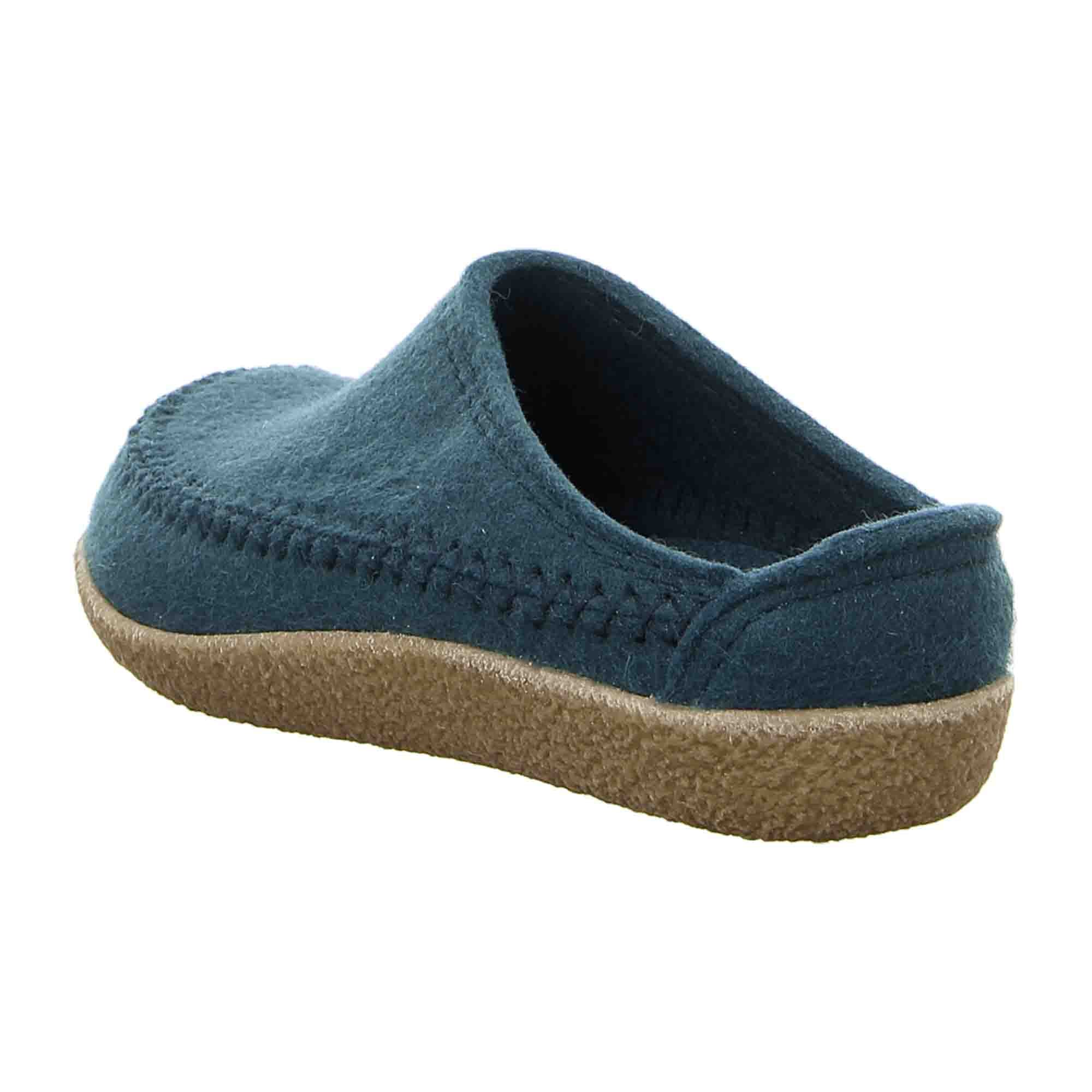 Haflinger Women's Slippers, Stylish Green Comfort Footwear