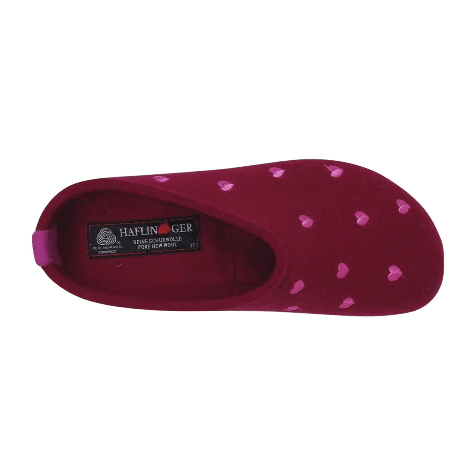 Haflinger Grizzly Cuoricino Women's Clogs, Red - Comfortable & Stylish