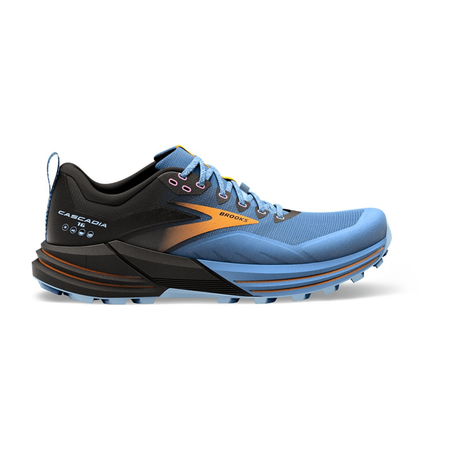 Brooks Cascadia 16 Women's Trail Running Shoes Lacing Blue