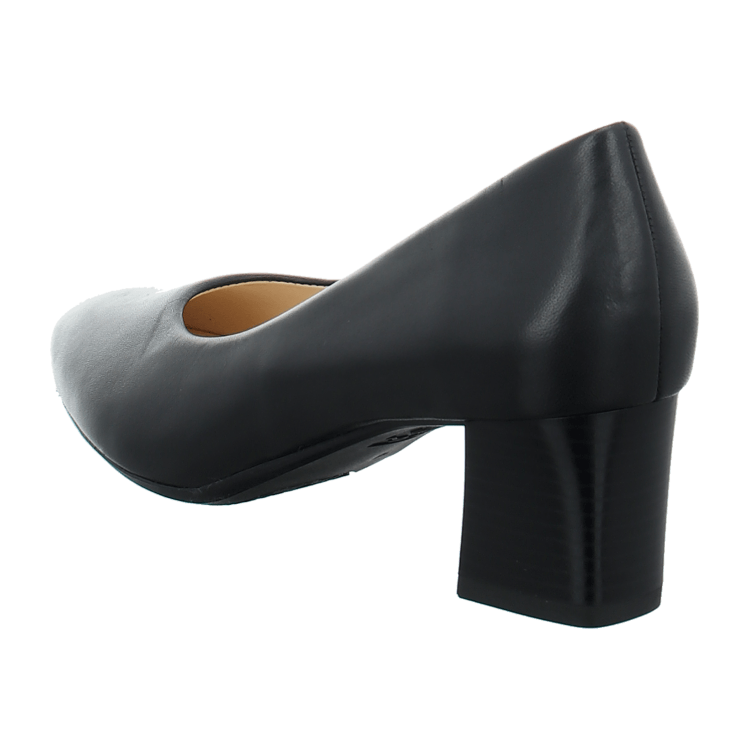 ARA LONDON Women's Pointed Toe Leather Pumps with Leather Lining - Black
